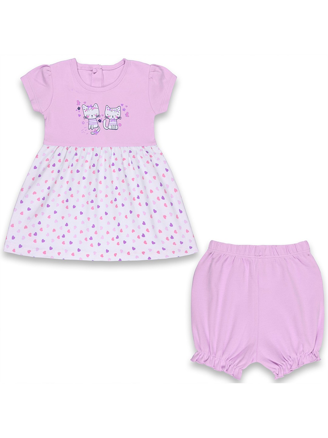 

Wish Karo Girls Printed A-Line Dress, Purple