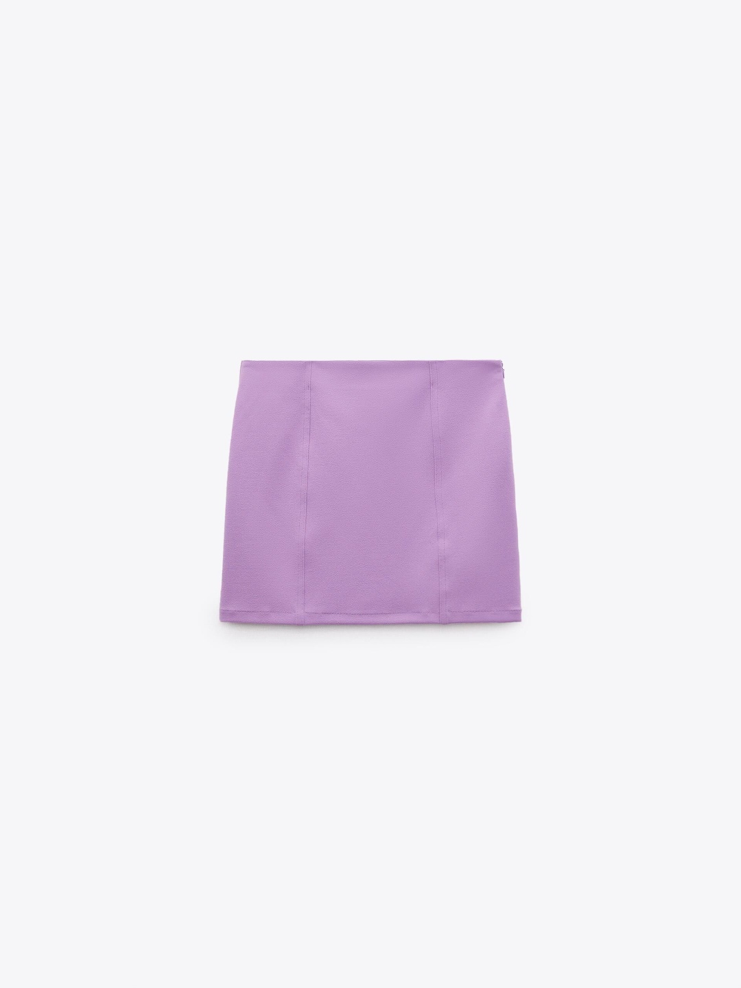 

ZARA Straight Mini Skirt, Purple
