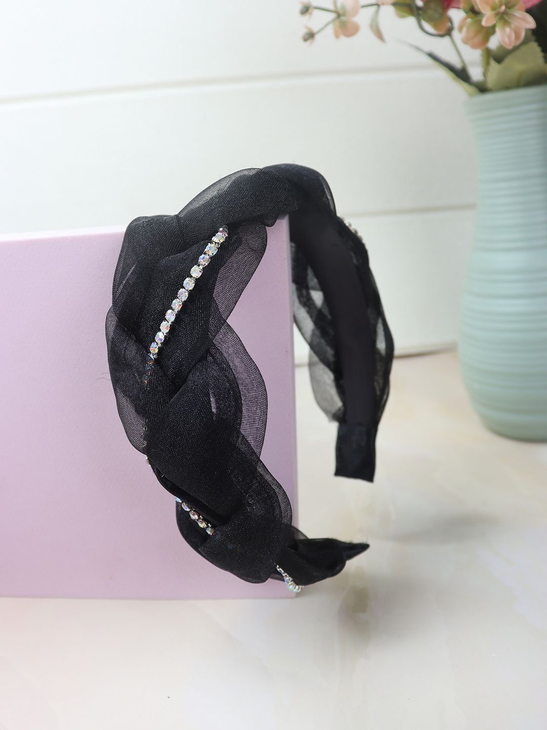 

Soho Boho Studio Women Embellished Hairband, Black