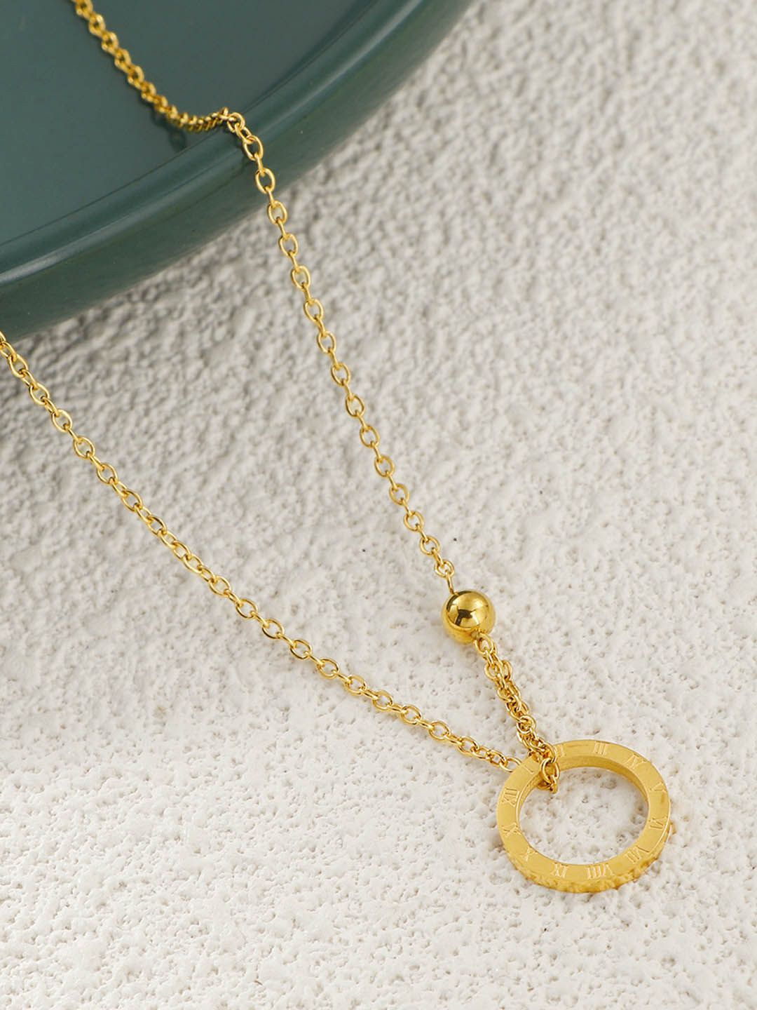 

StyleCast Gold-Toned Textured Minimal Chain