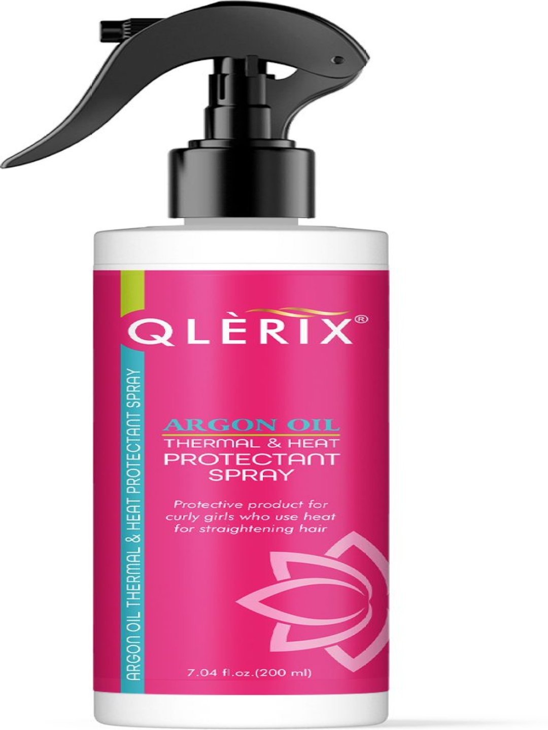 

QLERIX Argan Oil Heat Protection Hair Spray - 200ml, Transparent
