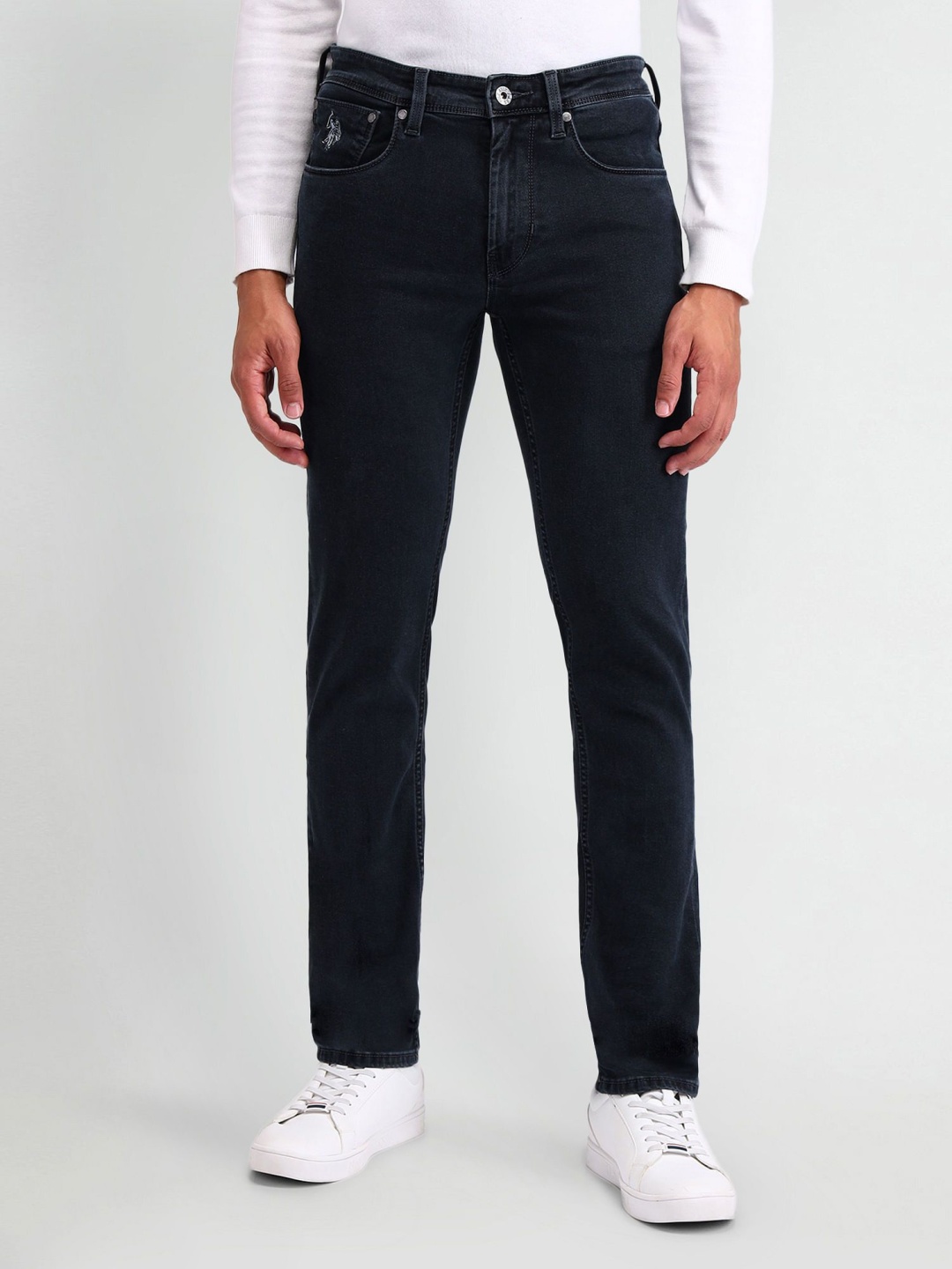 

U.S. Polo Assn. Denim Co. Men Classic Skinny Fit Stretchable Jeans, Navy blue