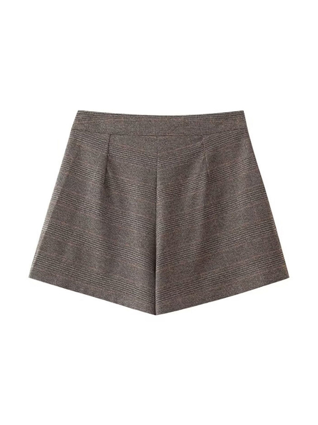 

LULU & SKY Women High-Rise Slip On Shorts, Brown
