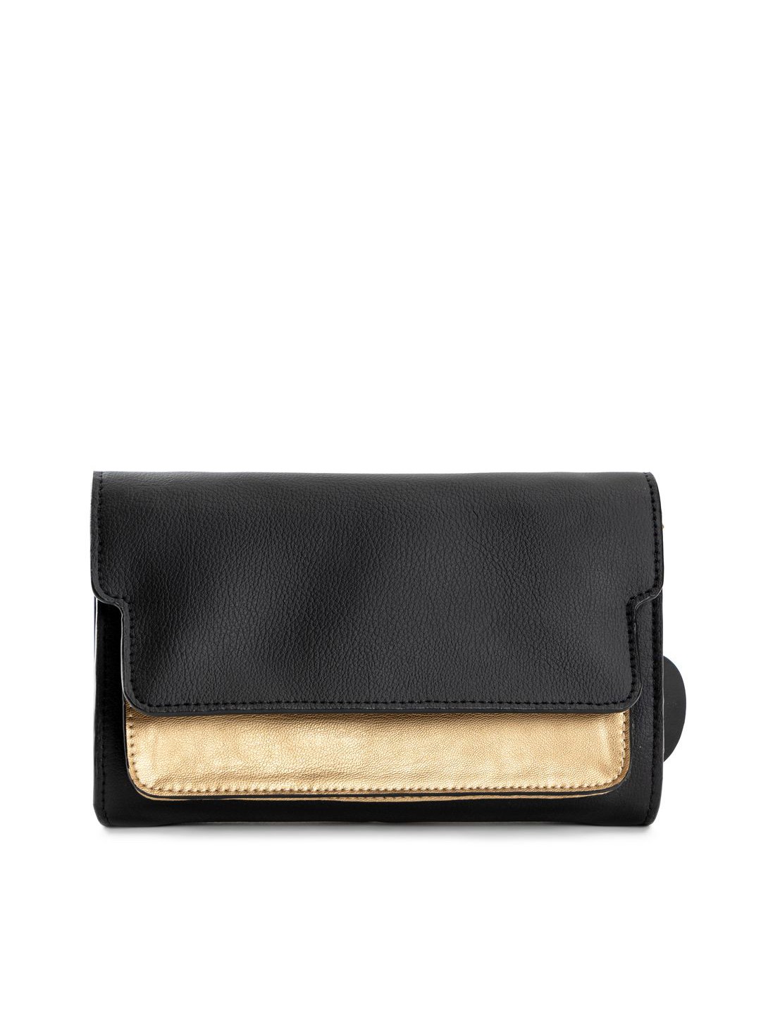 

Green Hermitage Women Two Fold Wallet, Black