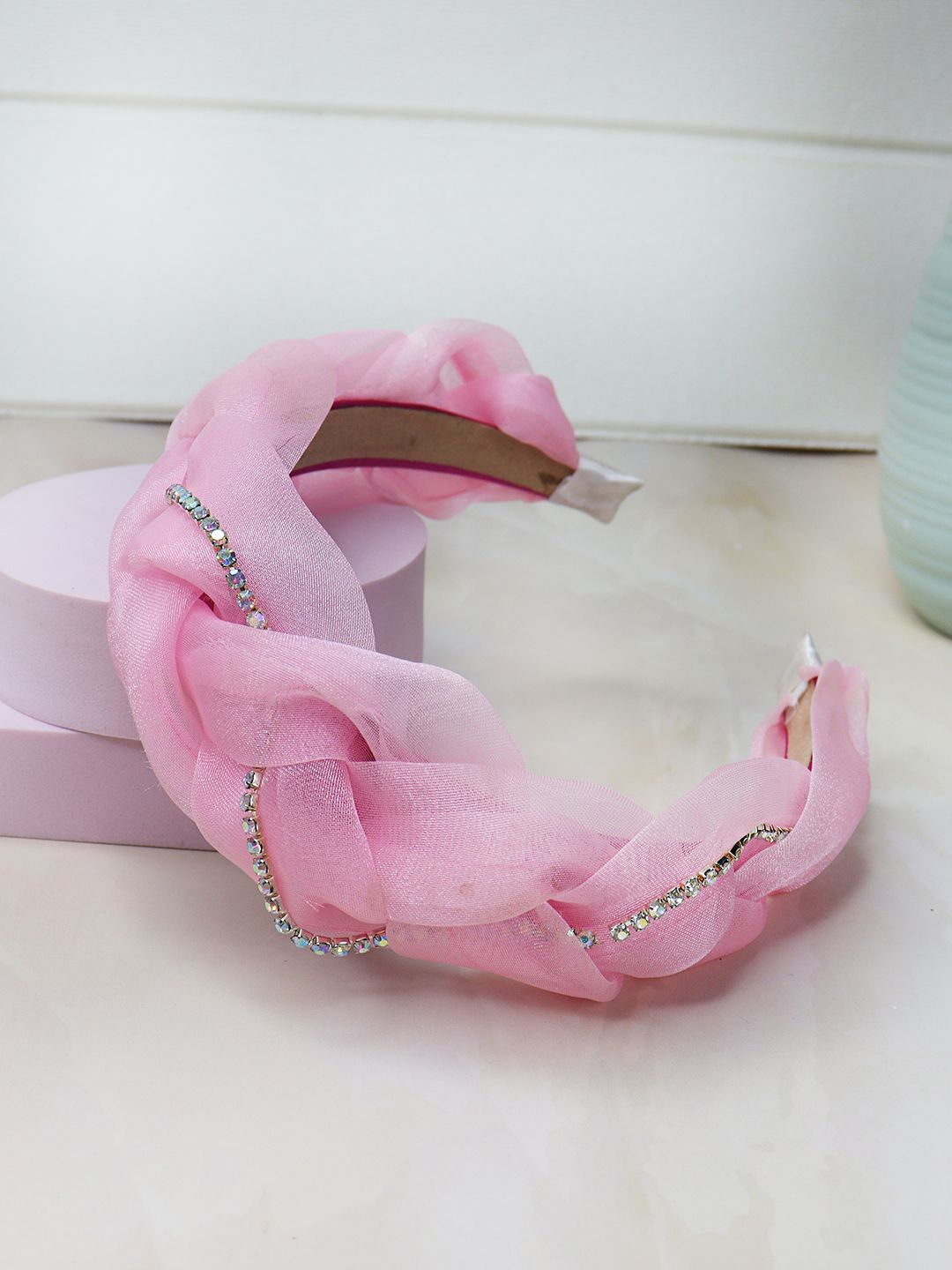 

Soho Boho Studio Women Embellished Hairband, Pink