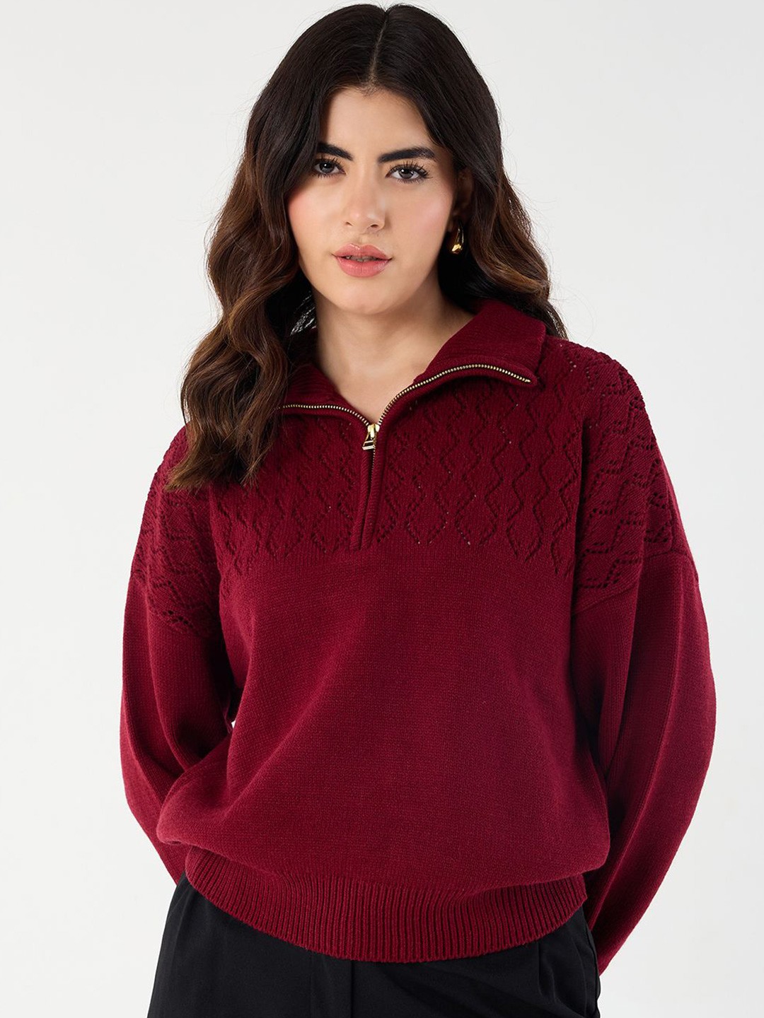 

FEMMELLA Women Pullover Sweatshirt, Red
