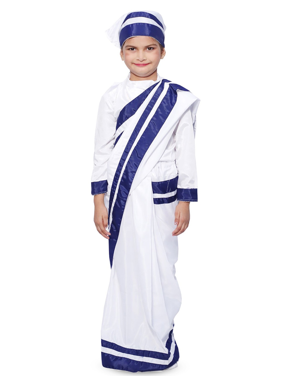 

itsmycostume Mother teresa Costume for Kids, White