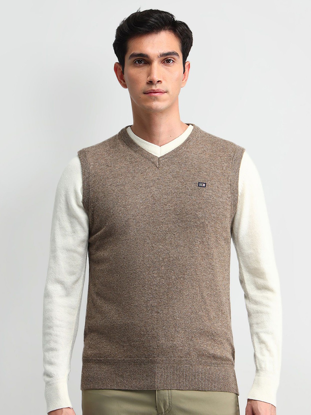 

Arrow Sport Men Longline Pullover Sweatshirt, Brown