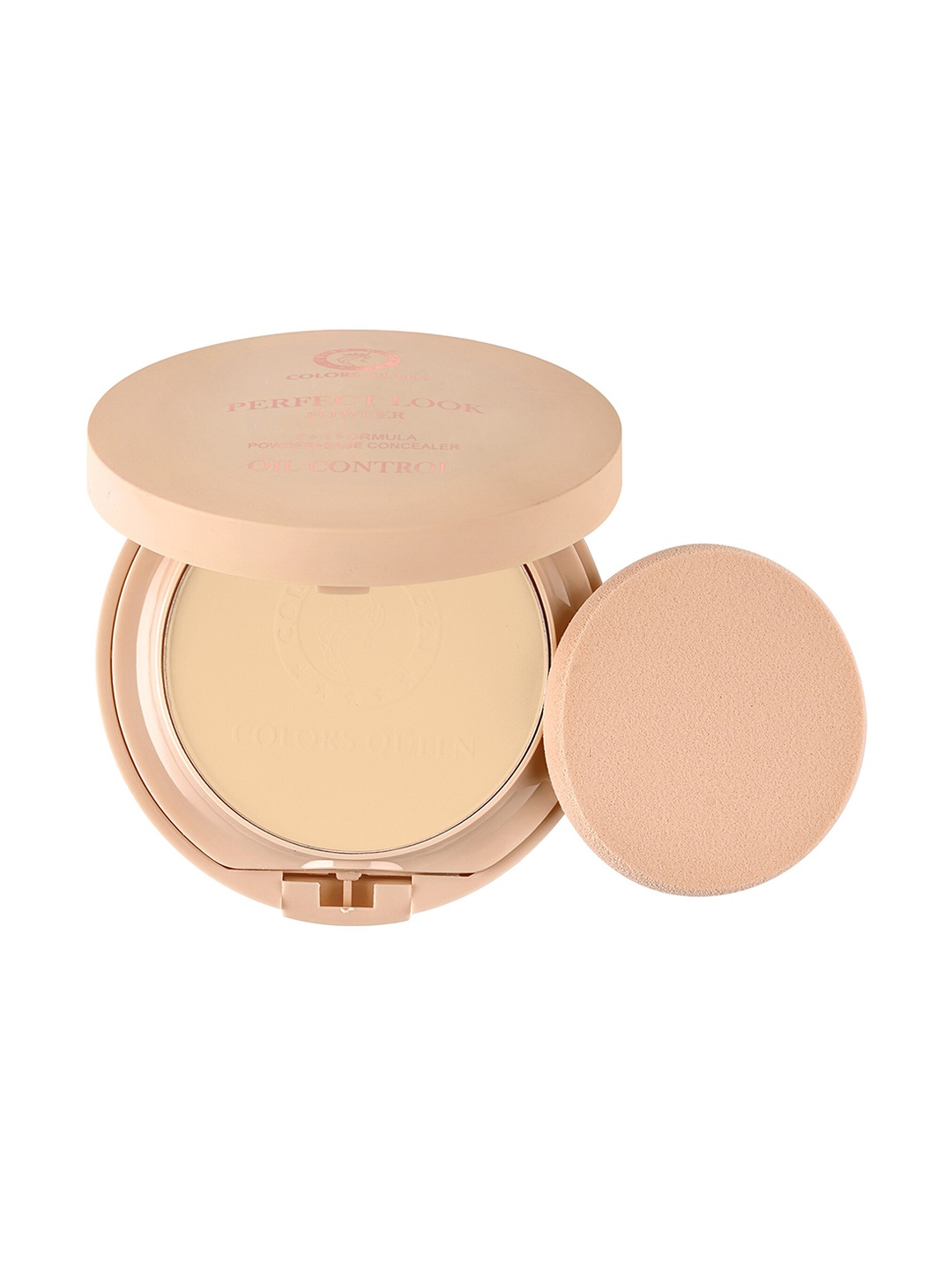 

Colors Queen Perfect Look Oil Control 2 In 1 Powder + Concealer 18 g - Pure Beige 2