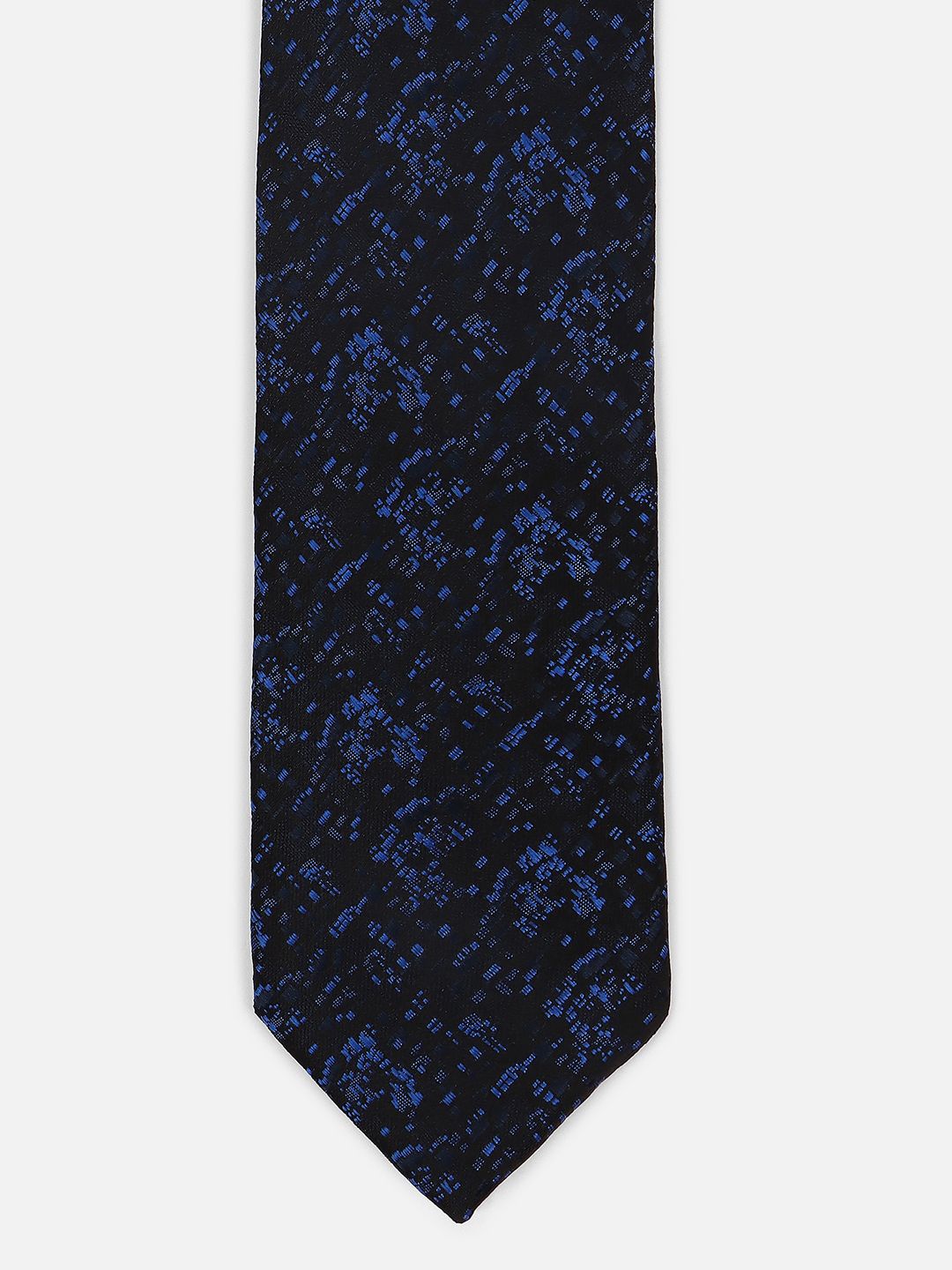 

Van Heusen Men Printed Skinny Tie, Navy blue