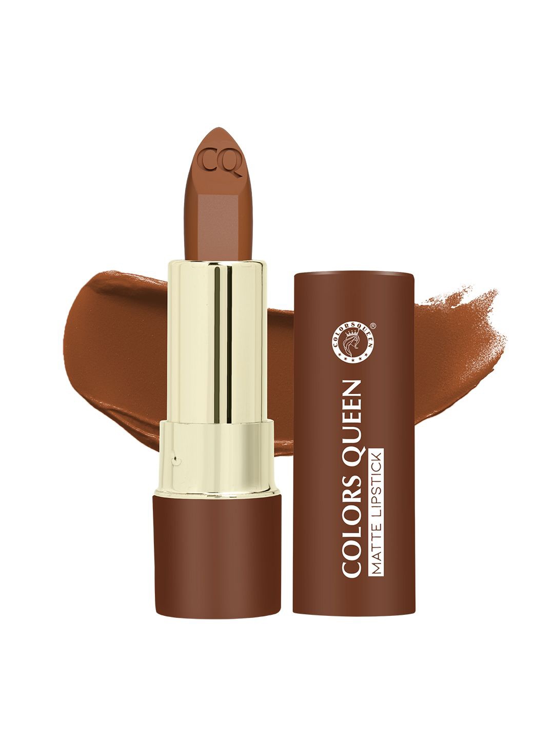 

Colors Queen Lippie Creamy Long Lasting Matte Lipstick With Jojoba Oil 5g - Coffee 08, Brown