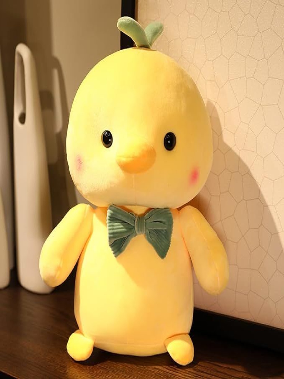 

AN TEDDY Polyfill Core Amezed Duck Soft Plush Stuffed Toy, Yellow