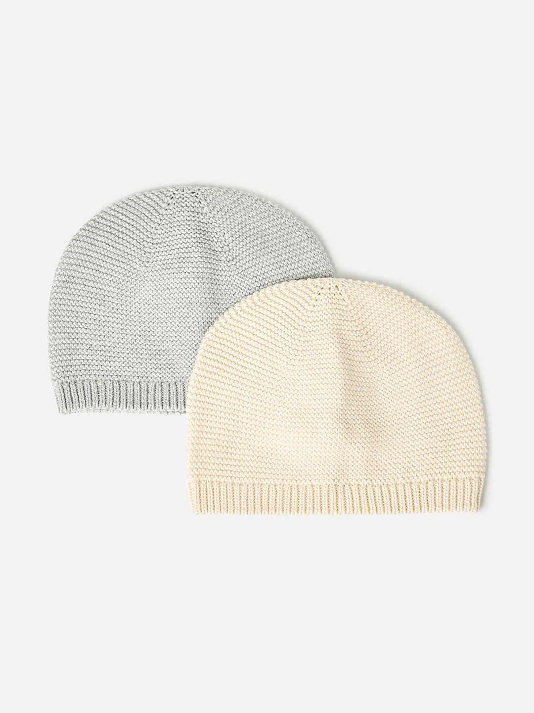 

Juniors by Babyshop Kids Set of 2 Juniors Textured Beanie Cap, Grey