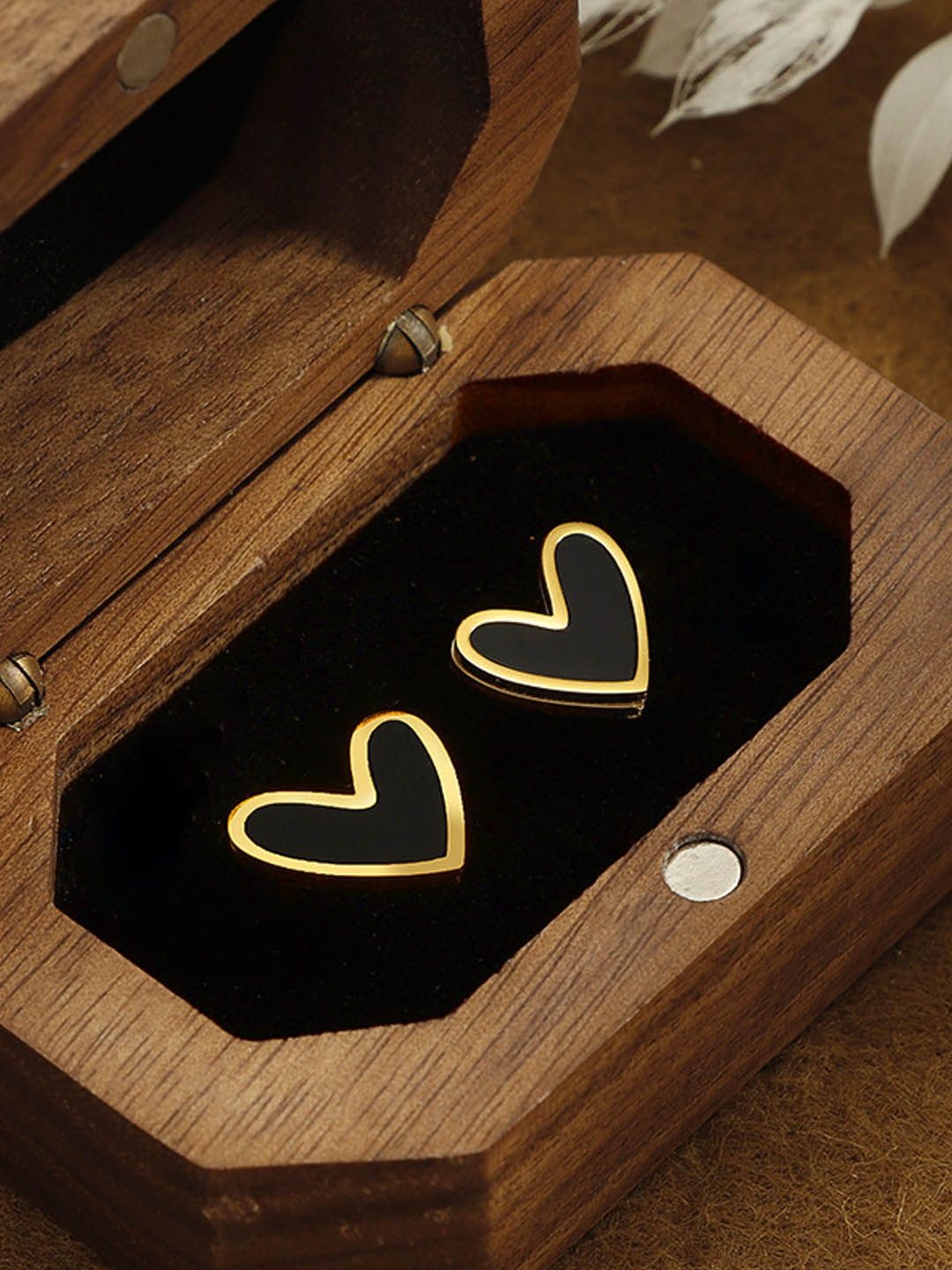 

StyleCast Gold-Plated Heart Shaped Studs