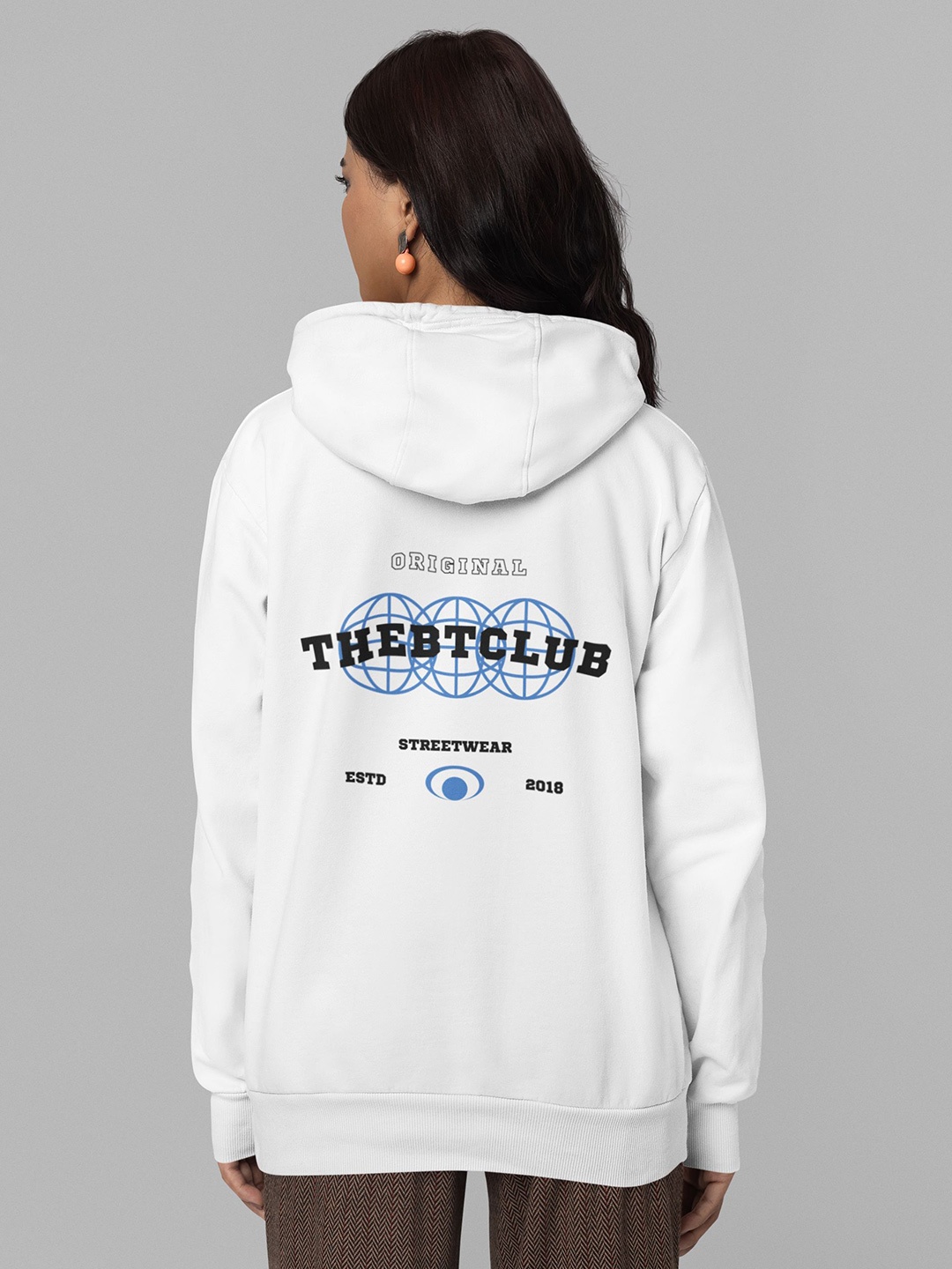 

TheBTclub Women The Original Hooded Sweatshirt, White