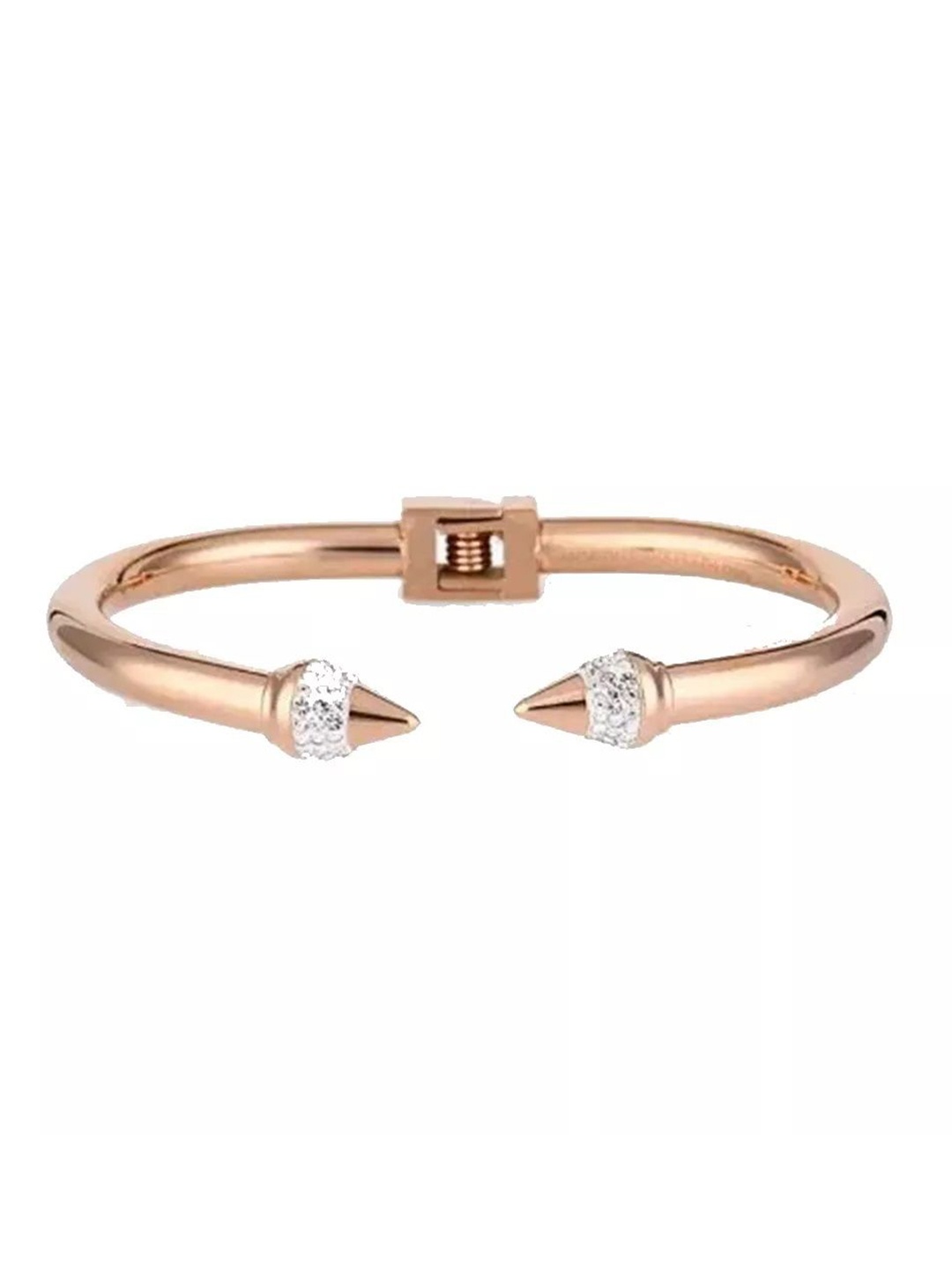 

SANTA BARBARA POLO & RACQUET CLUB Women Rose Gold-Plated Cuff Bracelet