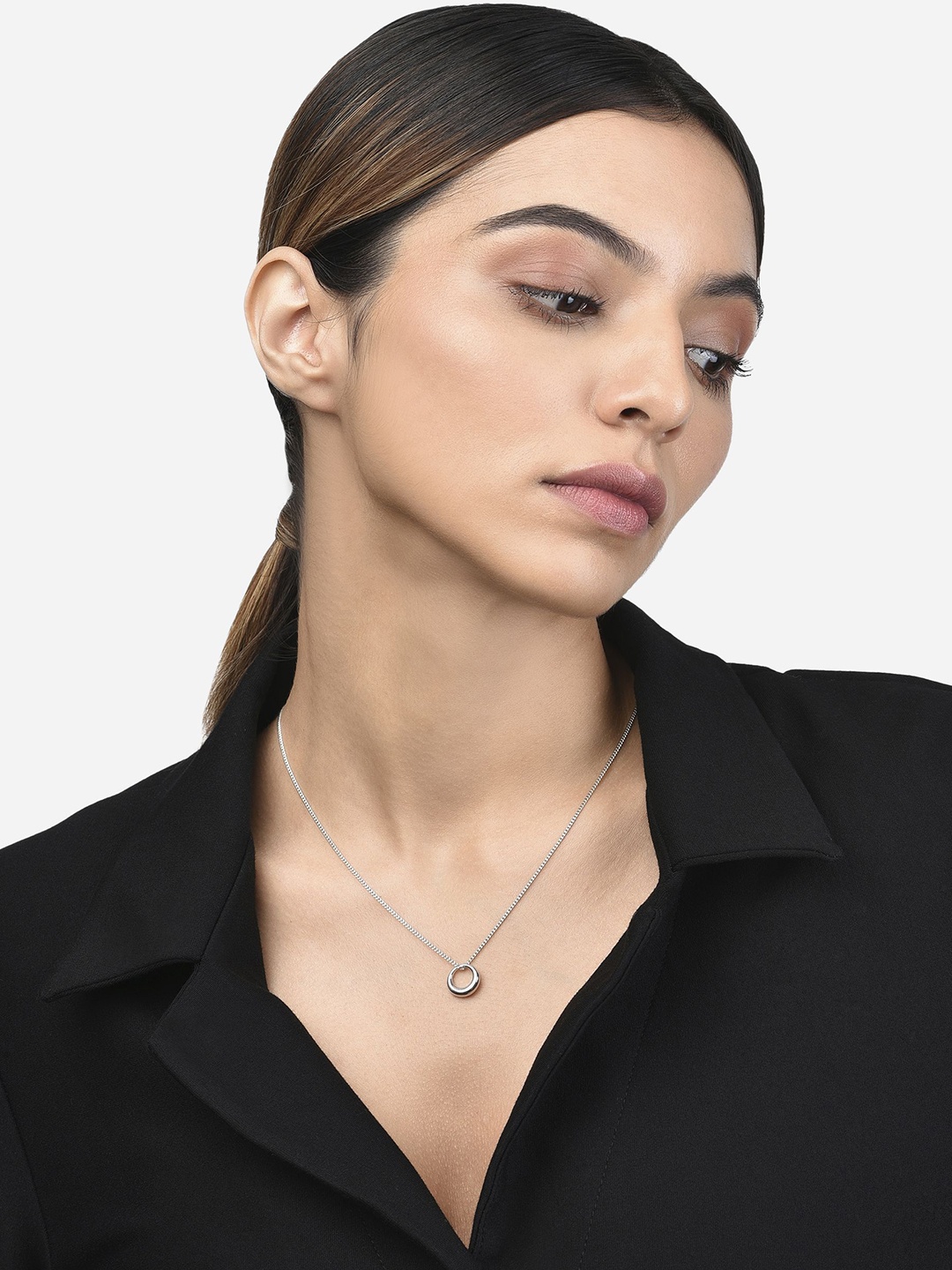 

FIAN Sterling Silver Rhodium-Plated Necklace