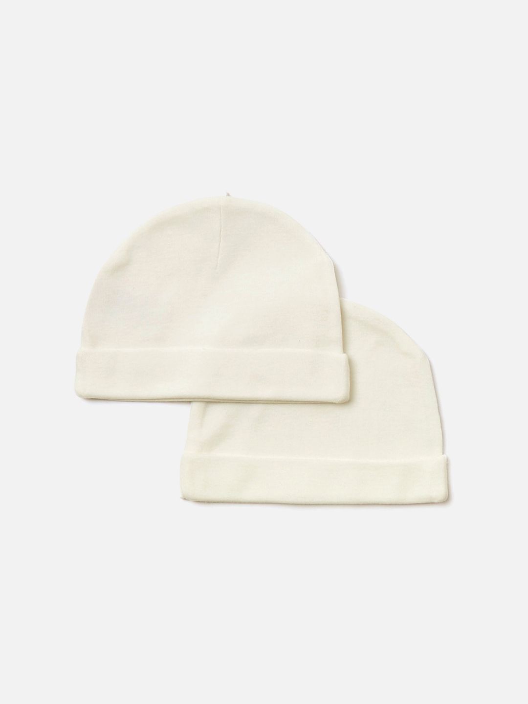 

Juniors by Babyshop Set of 2 Kids Cotton Caps, Cream