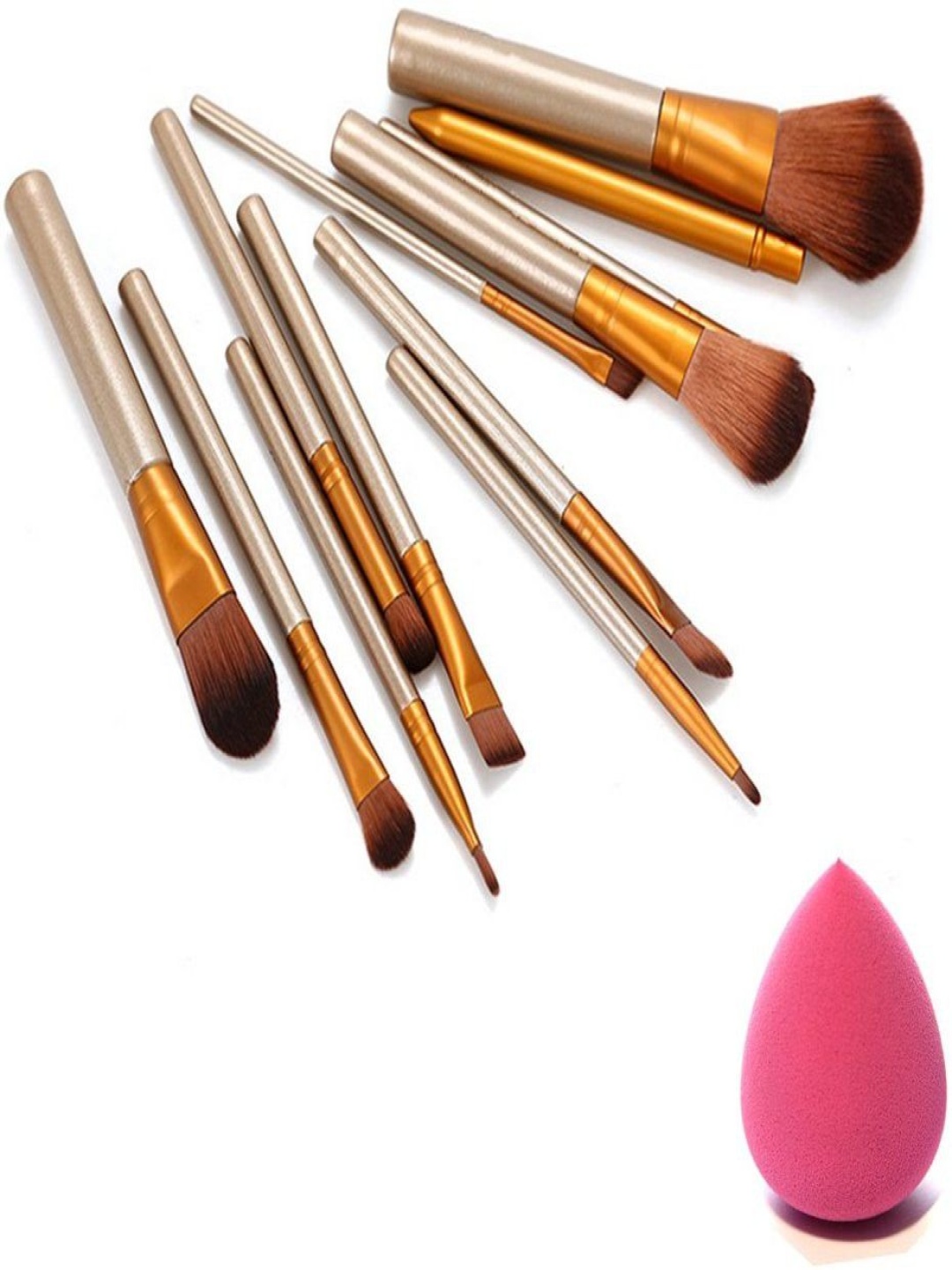 

Lenon Set Of 12 Brush Set With Blunder, Pink