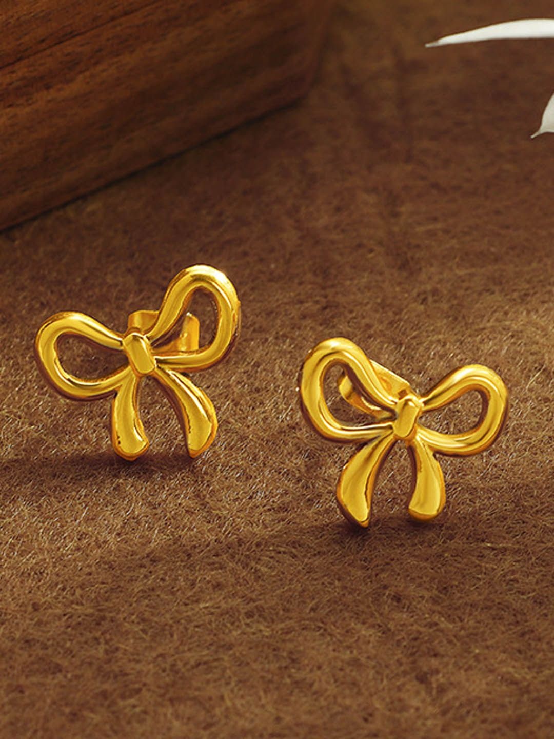 

StyleCast Gold-Plated Contemporary Shaped Studs