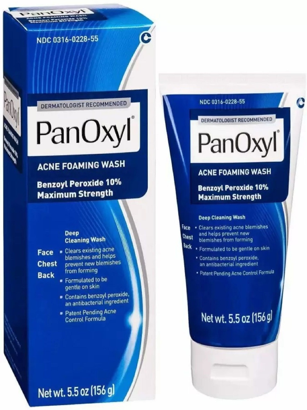 

Panoxyl Acne Foaming Body Wash - 156 g, White