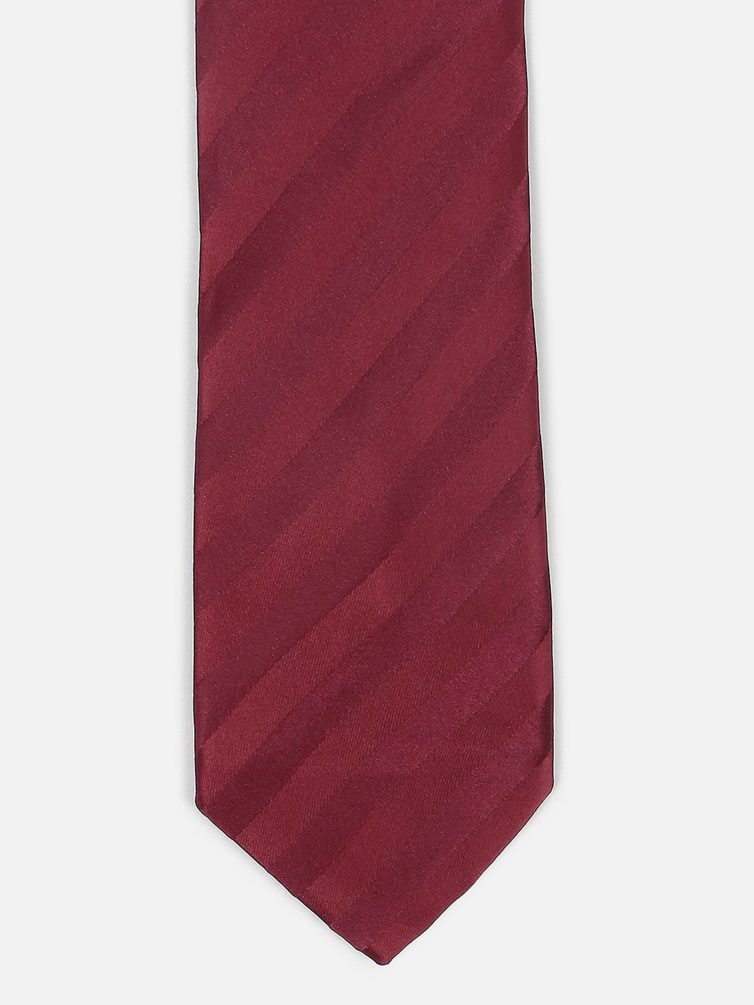 

Van Heusen Men Striped Broad Tie, Maroon