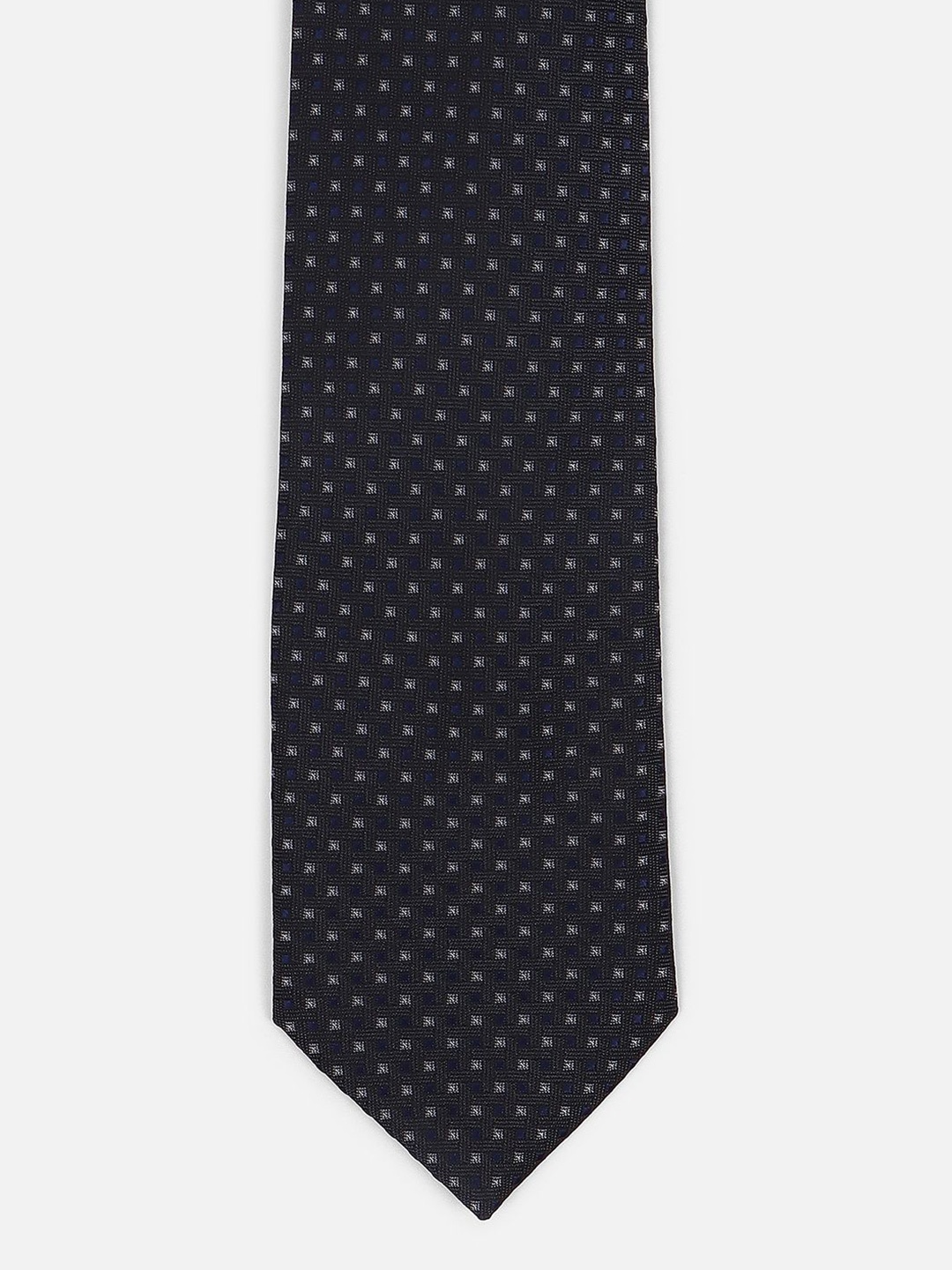 

Van Heusen Men Woven Design Broad Tie, Black