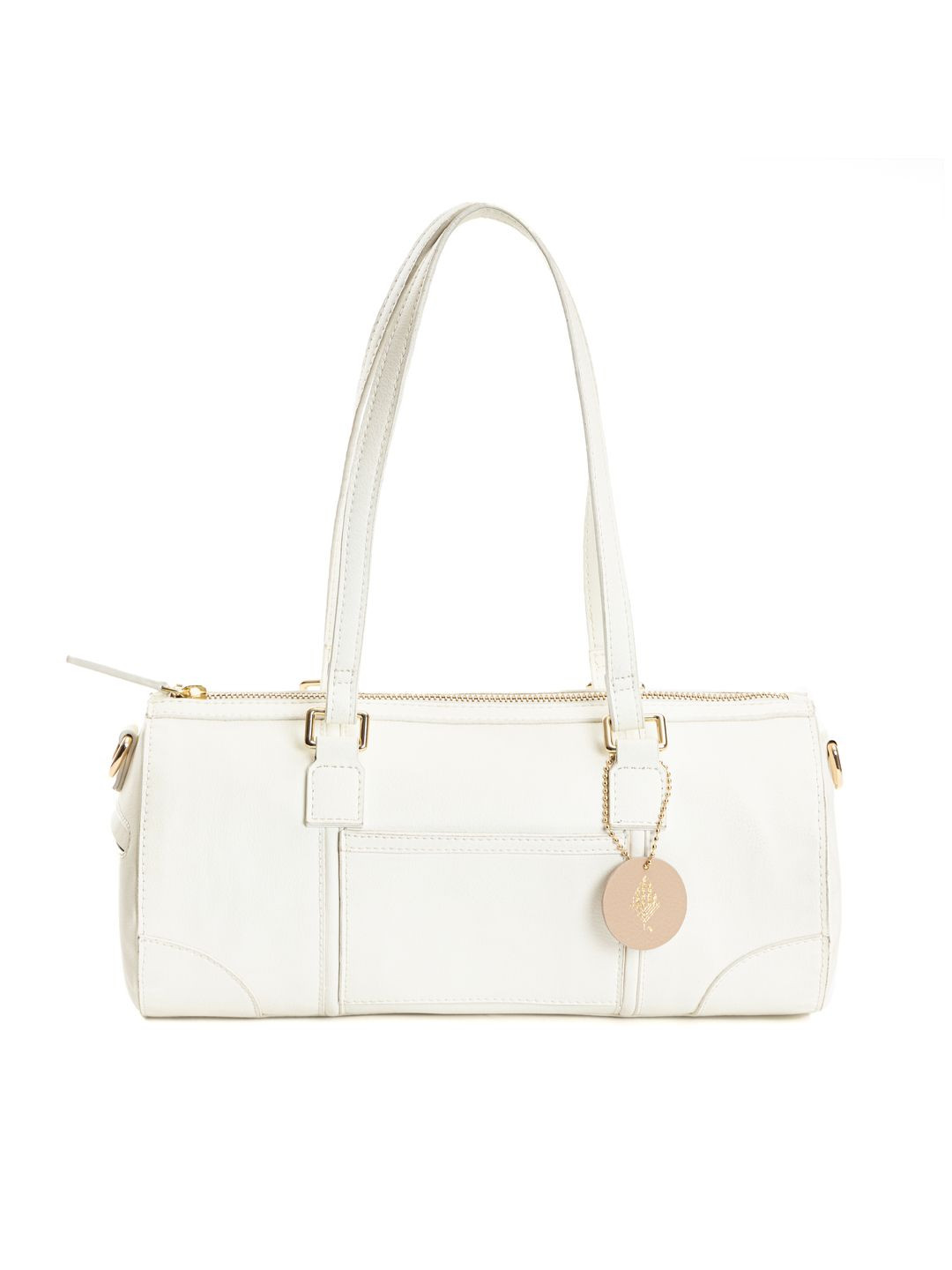

Green Hermitage Medium Casual Duffel Bag, White