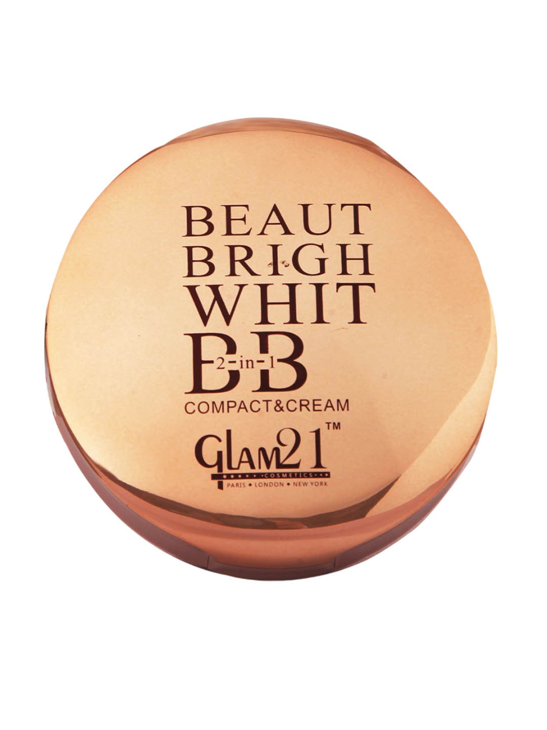 

GLAM21 Beauty Bright BB 2-In-1 Compact Powder- 24 g- 01, Cream