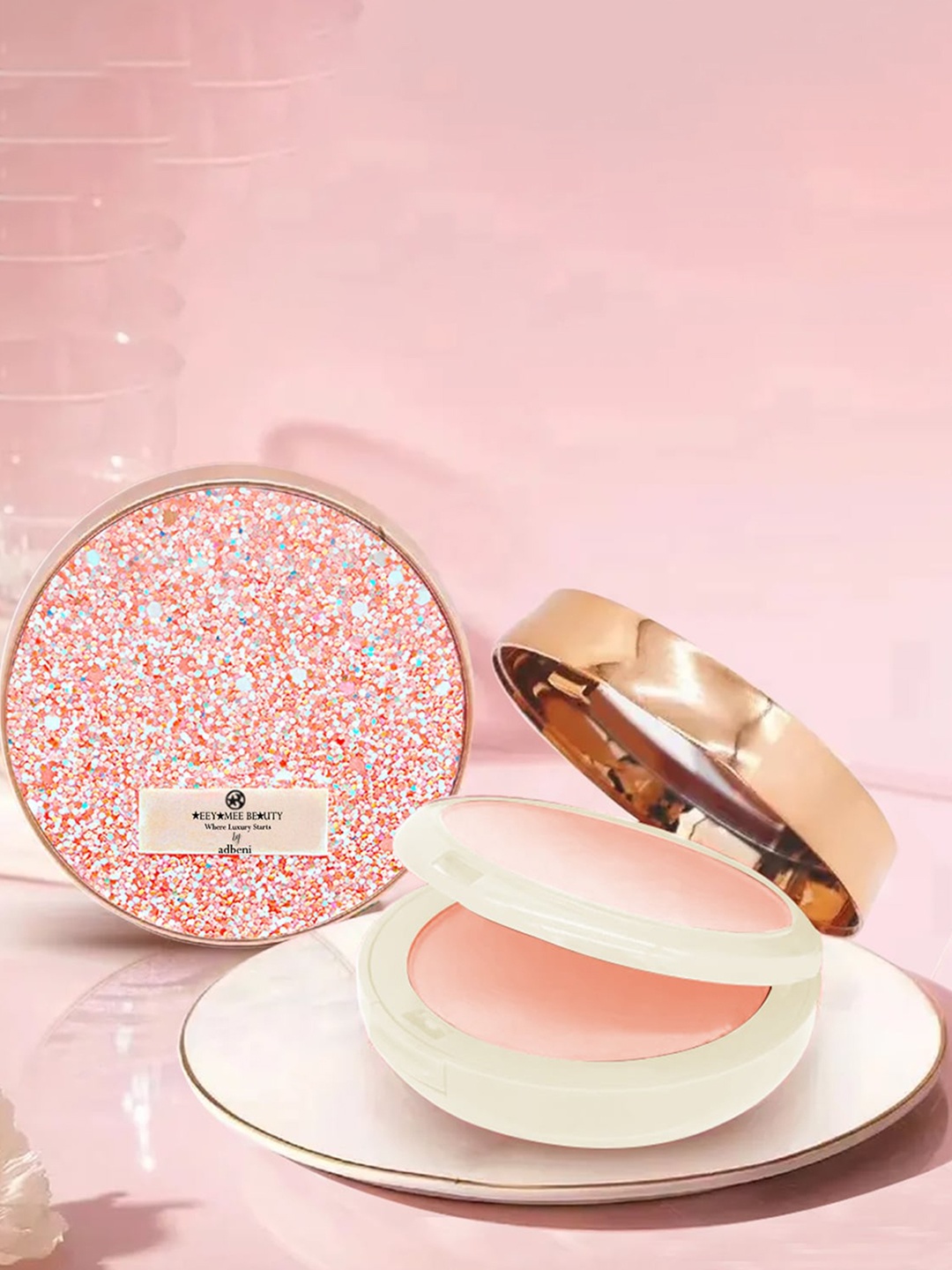 

Adbeni Ultra Thin Feather-Light & Radiance-Boosting Double Compact Powder - Shade 03, Beige