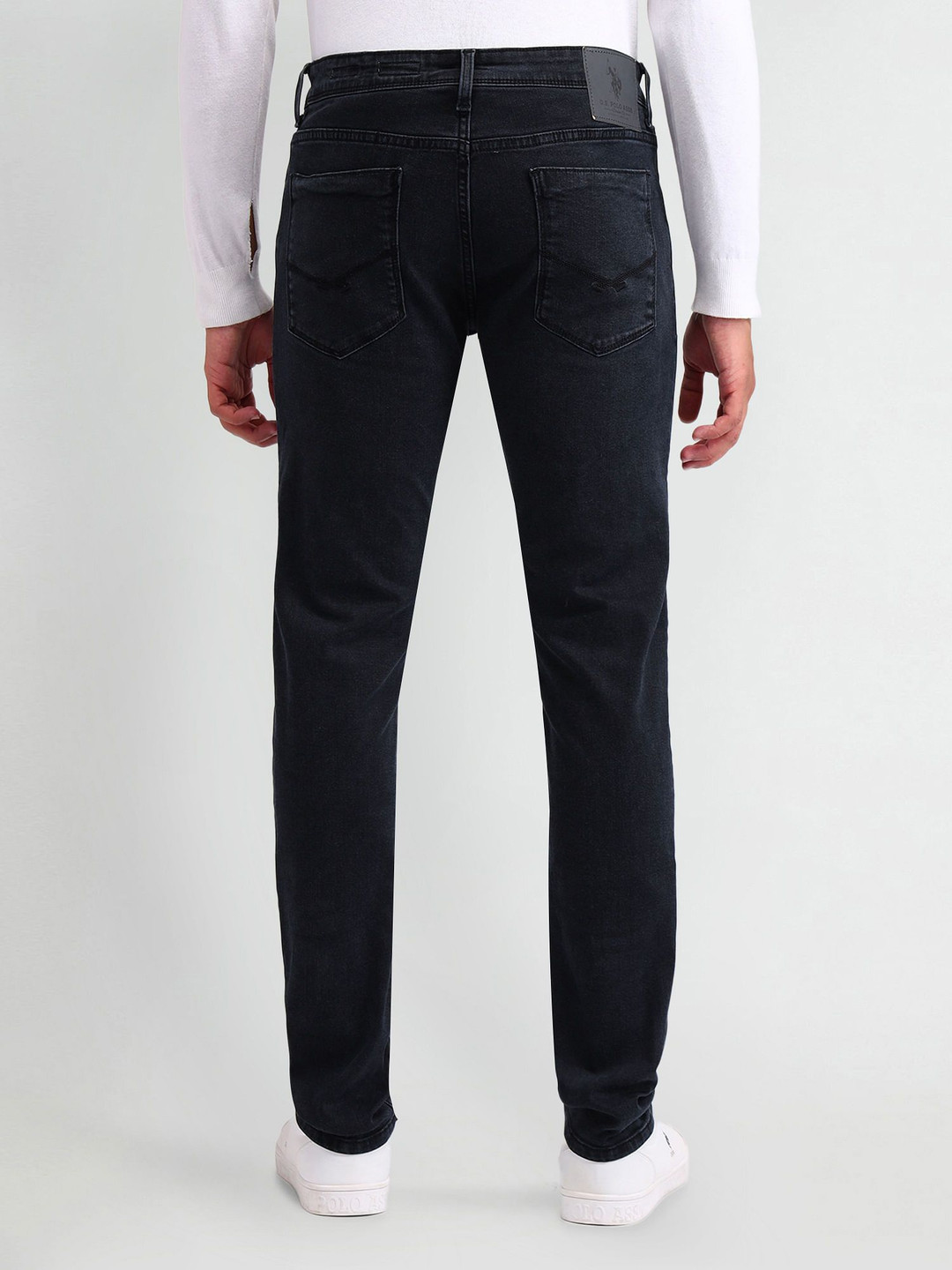 

U.S. Polo Assn. Denim Co. Men Classic Slim Fit Stretchable Jeans, Navy blue