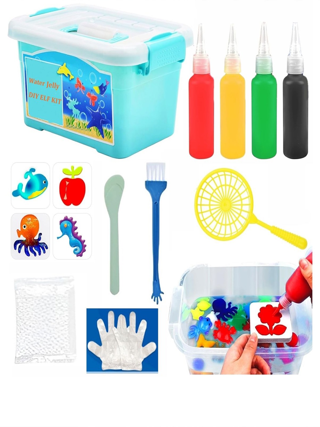 

MUREN Non-Allergic Do-It-Yourself Kit Activity Toys and Games, Blue