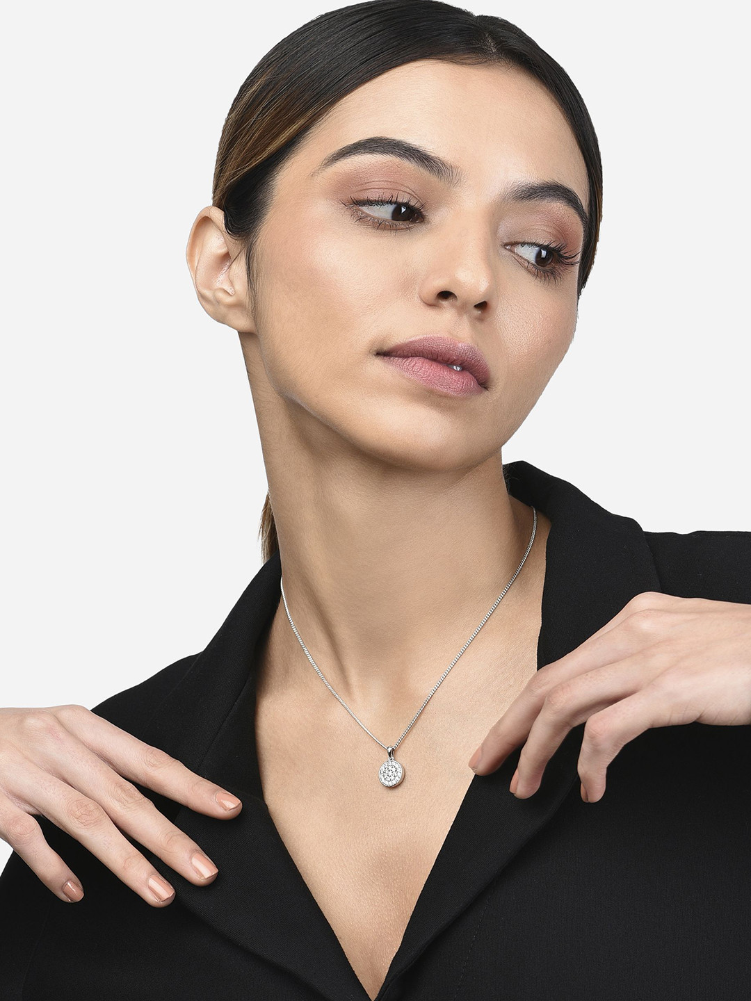 

FIAN Sterling Silver Rhodium-Plated Necklace