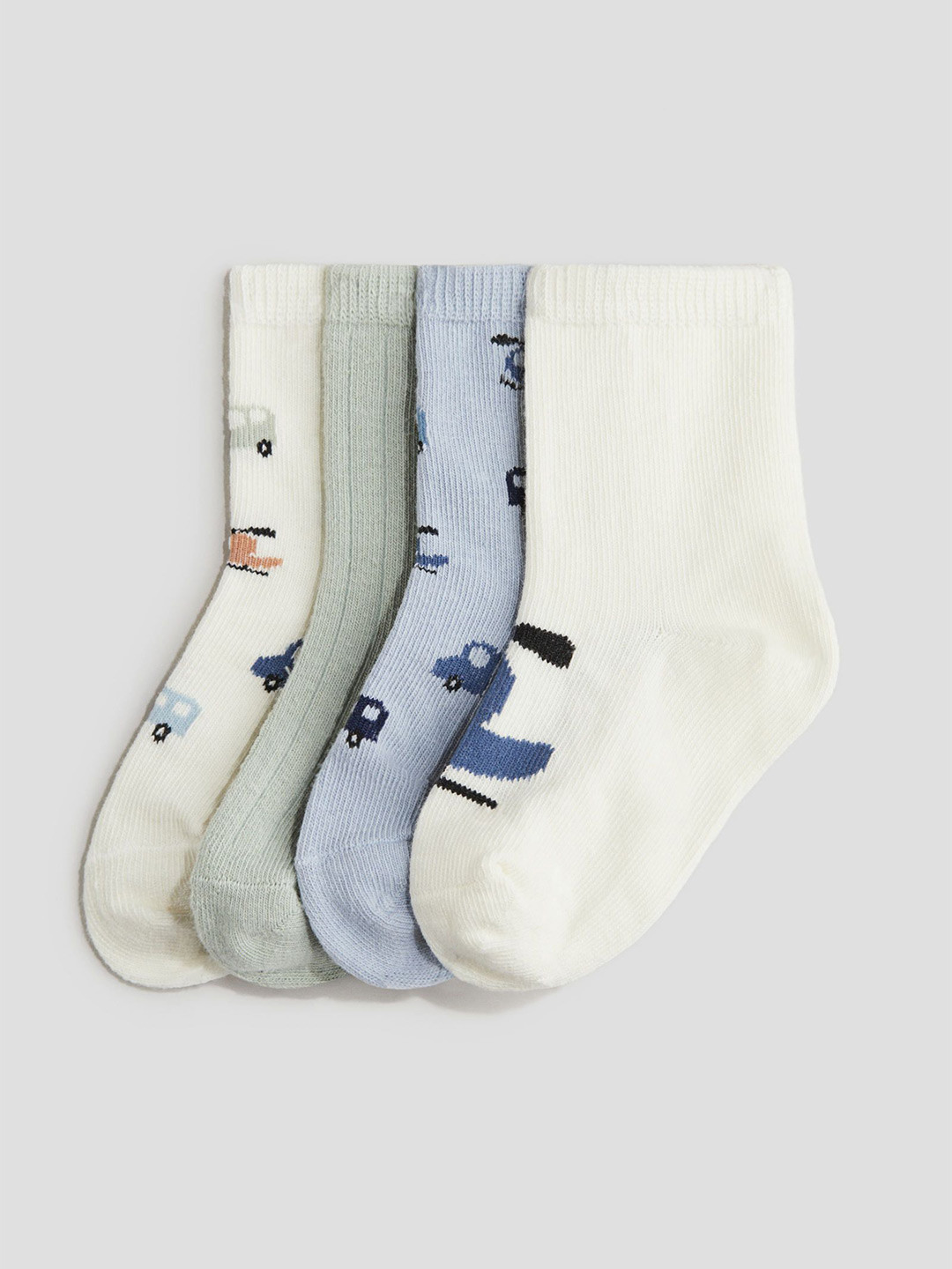 

H&M 4-Pack Socks, Green