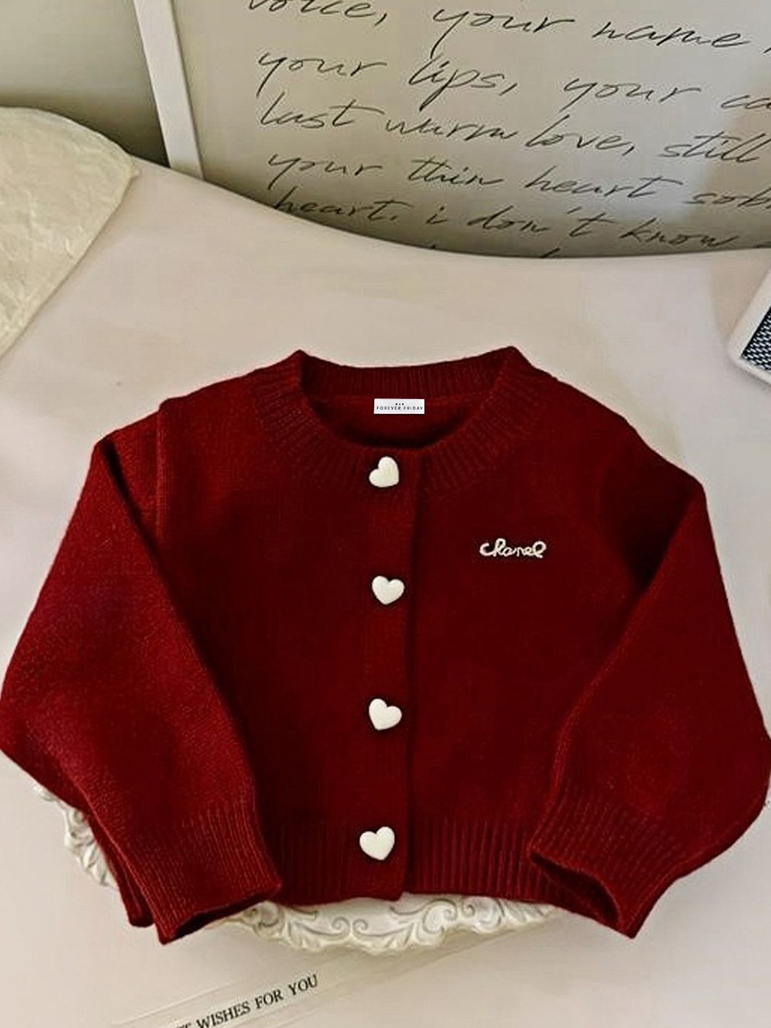

FOREVER FRIDAY Girls Pullover, Red