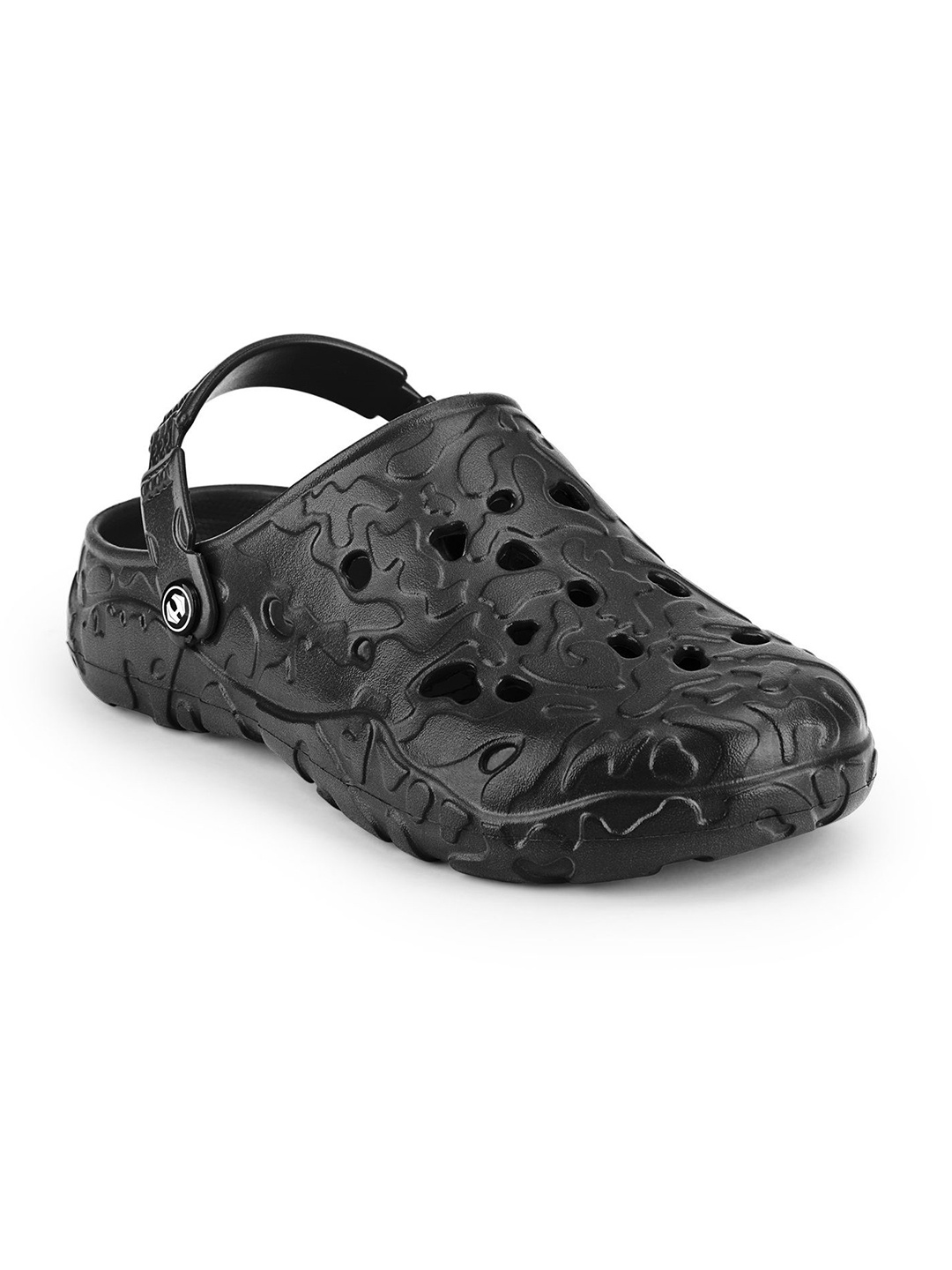 

Hoppa Men Black Clogs Flip Flops