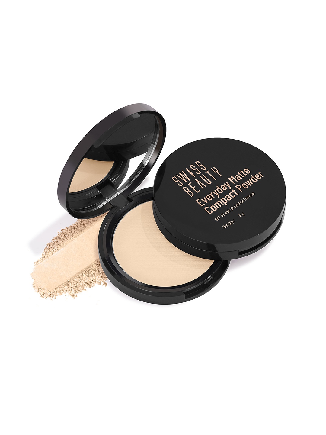 

SWISS BEAUTY Everyday Matte Compact with SPF 10 - Beige 02