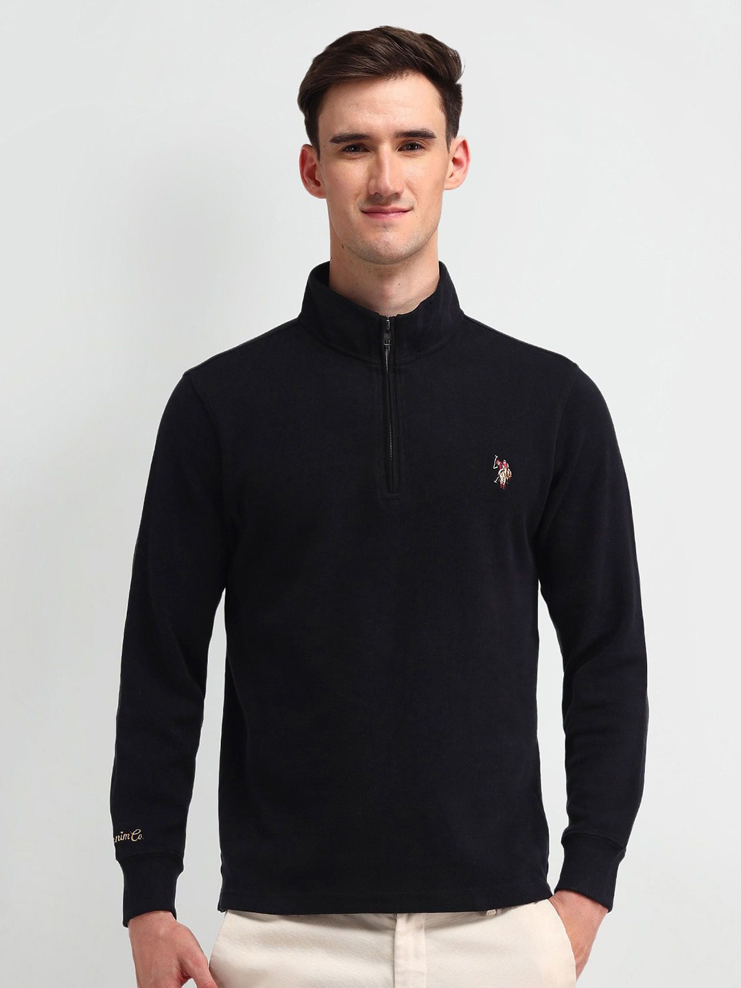 

U.S. Polo Assn. Denim Co. Men Pullover Sweatshirt, Black