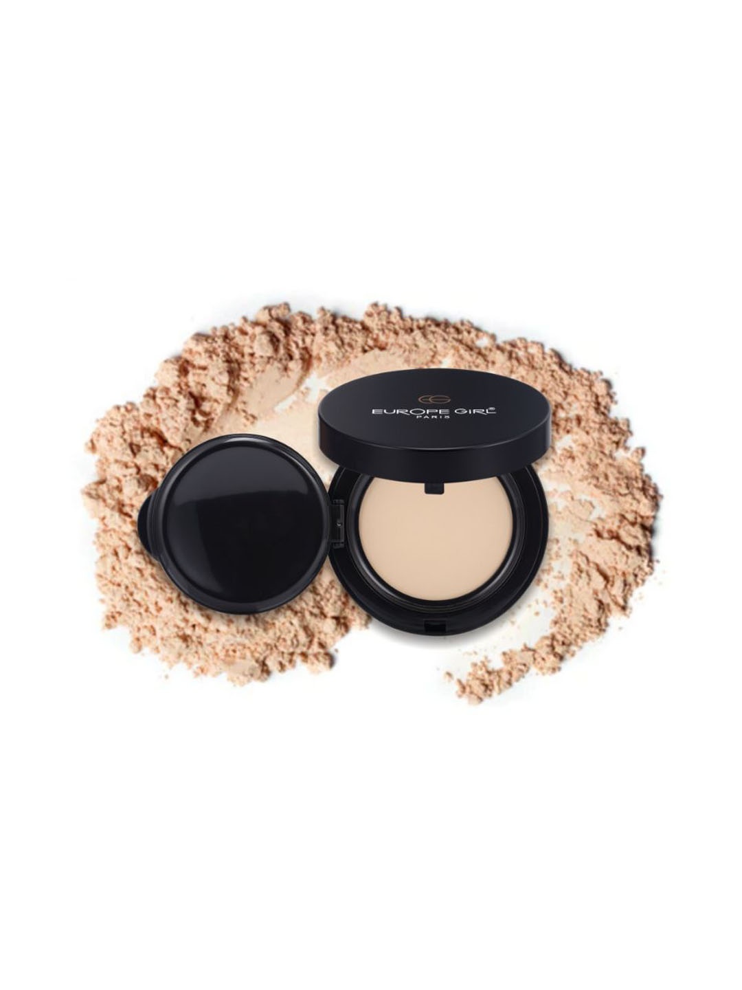 

EUROPE GIRL Paris Compact + Foundation Matte finish powder-10g Shade 30, Yellow