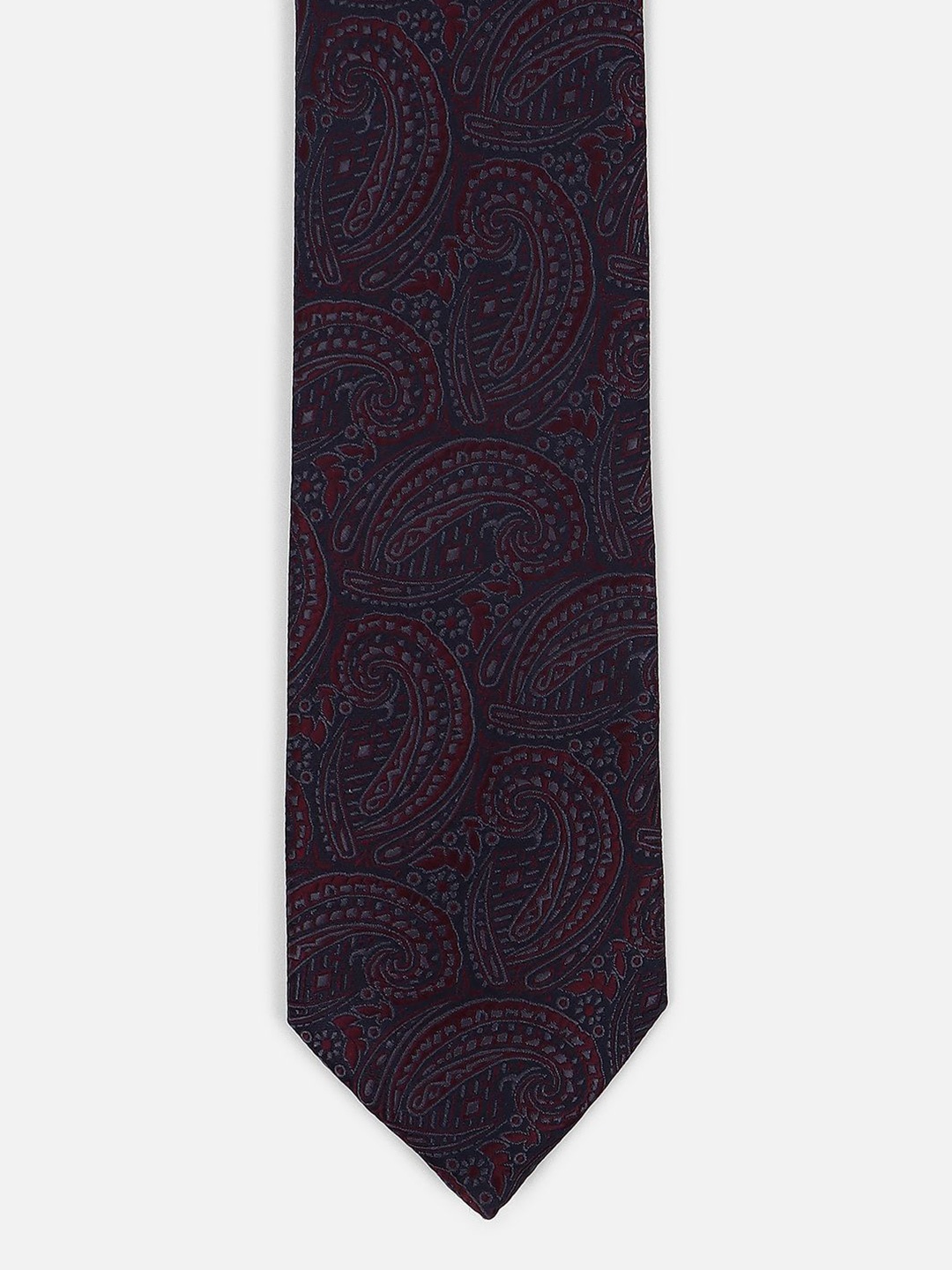 

Van Heusen Men Printed Skinny Tie, Maroon