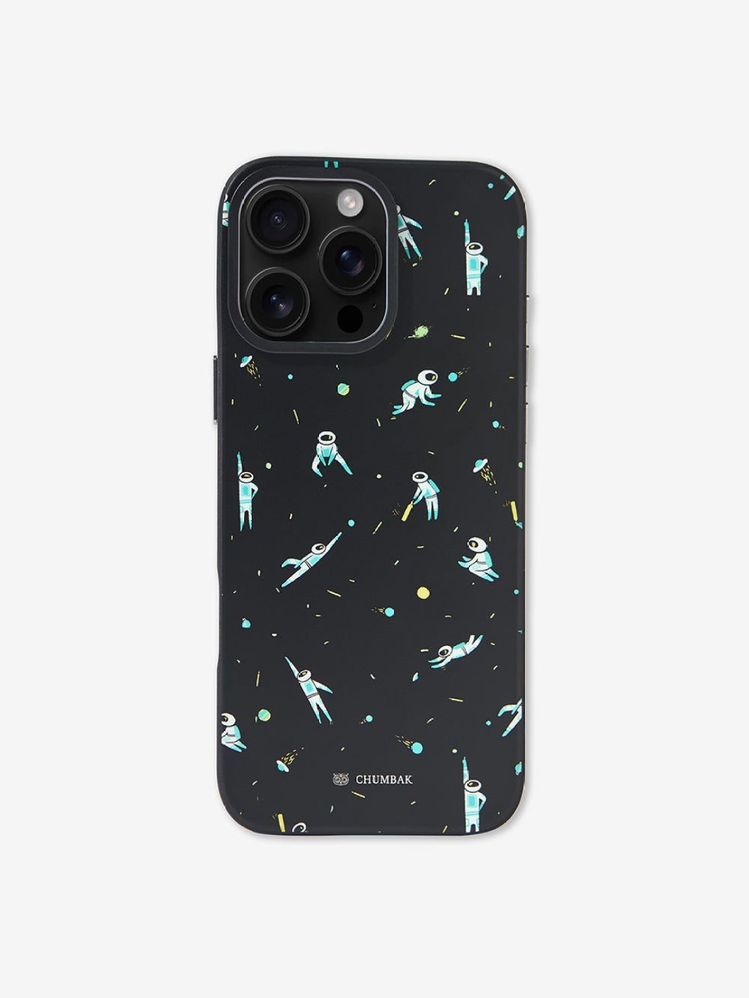 

Chumbak Phone Case Cover For Iphone 16 Pro Max Milky Way, Black