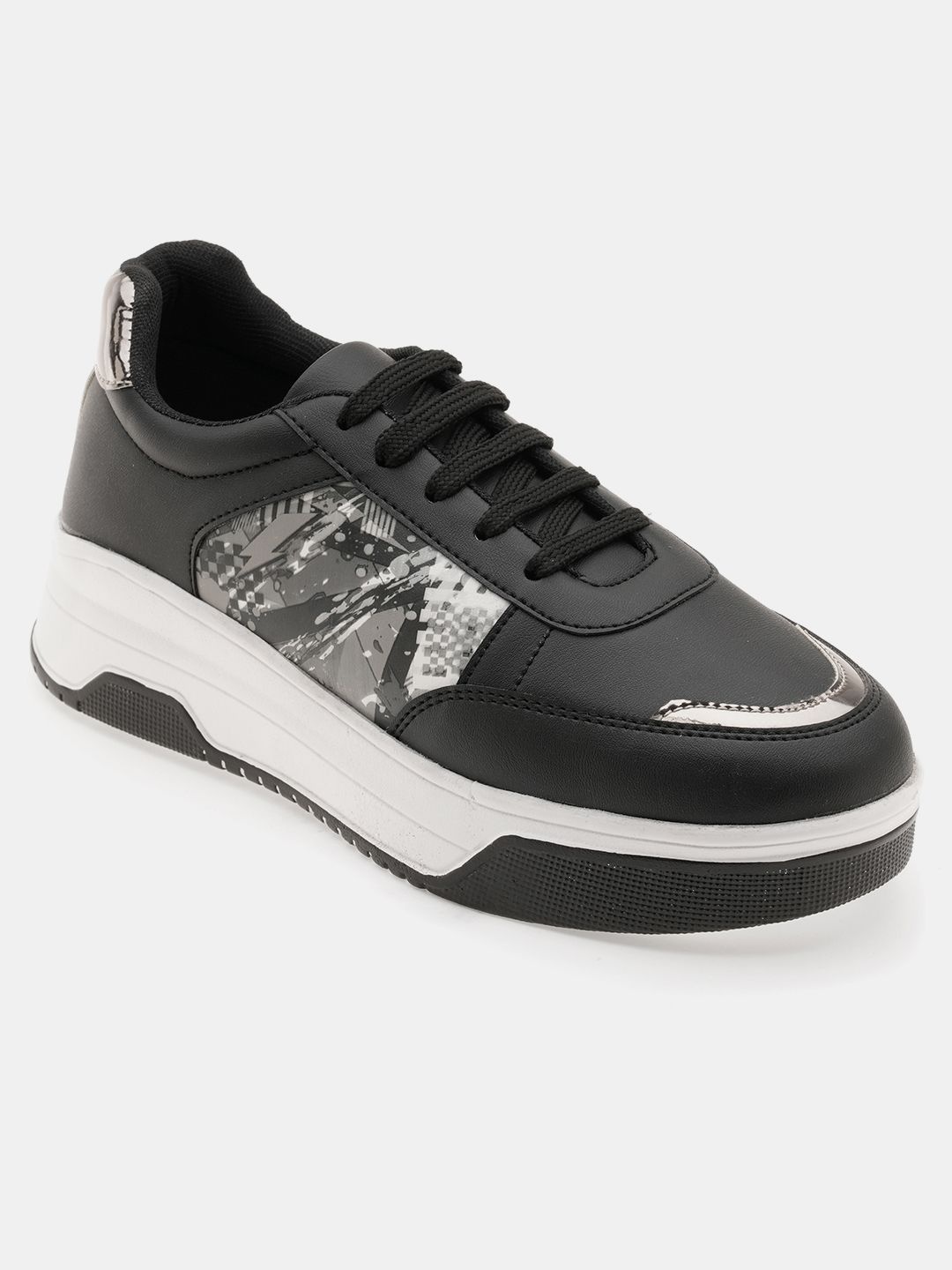 

R&B Women Colourblocked Sneakers, Black
