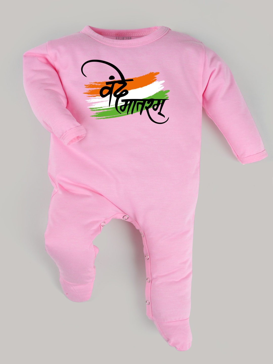 

Fflirtygo Infants Printed Cotton Sleepsuit, Pink
