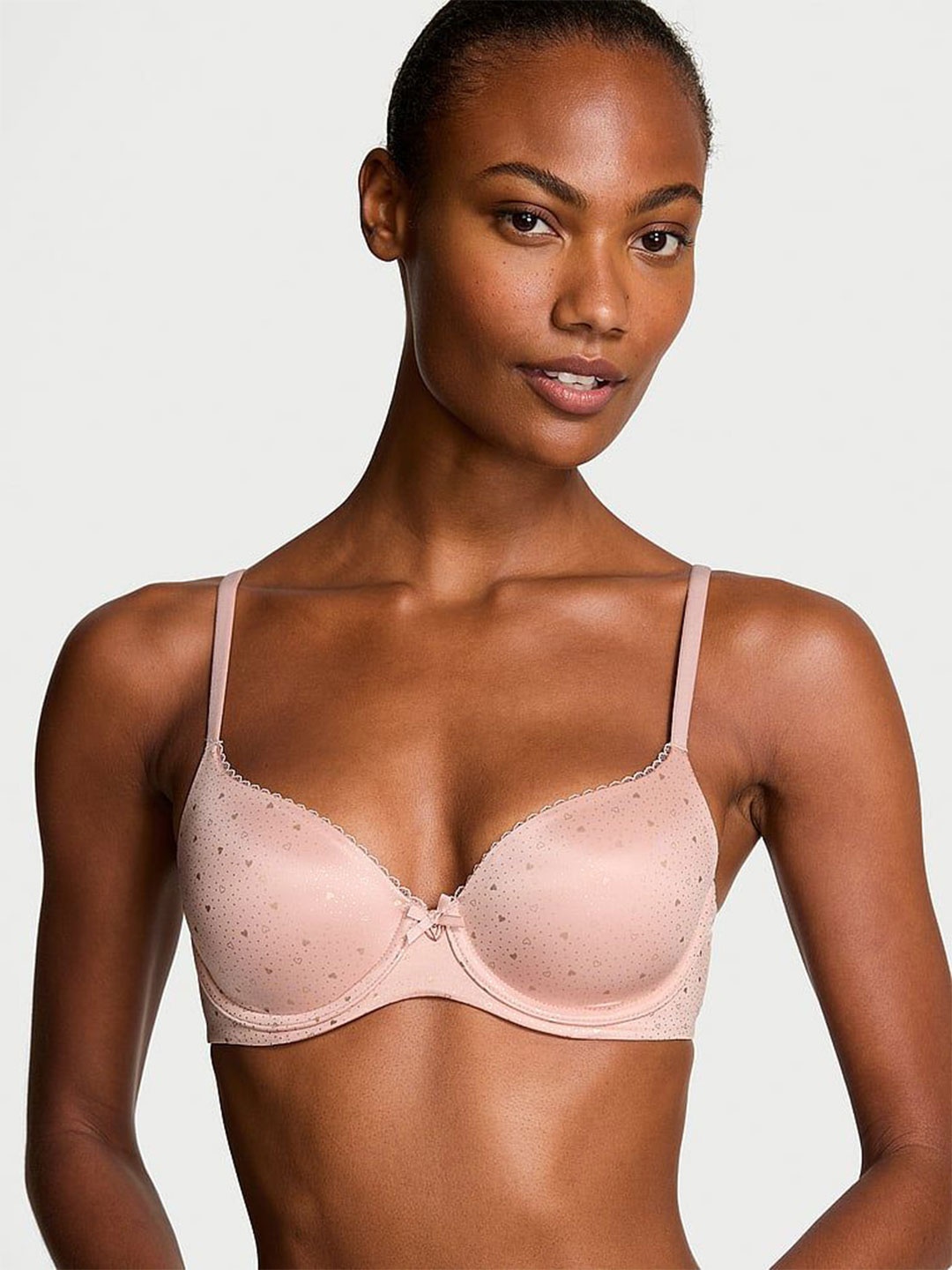 

Victoria's Secret Abstract Bra Medium Coverage Underwired Lightly Padded, Pink