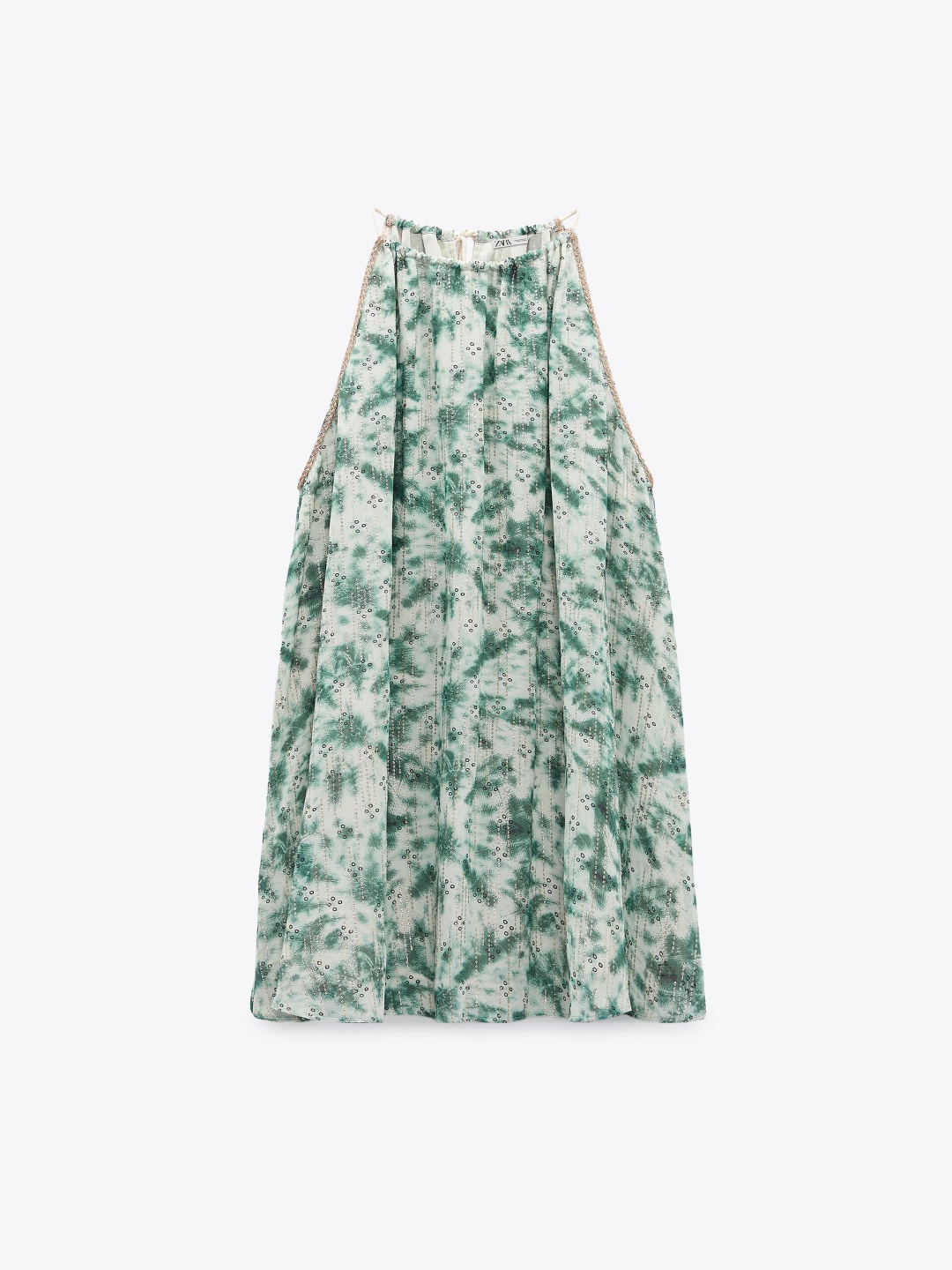 

ZARA Tropical Print A-Line Dress, Multi