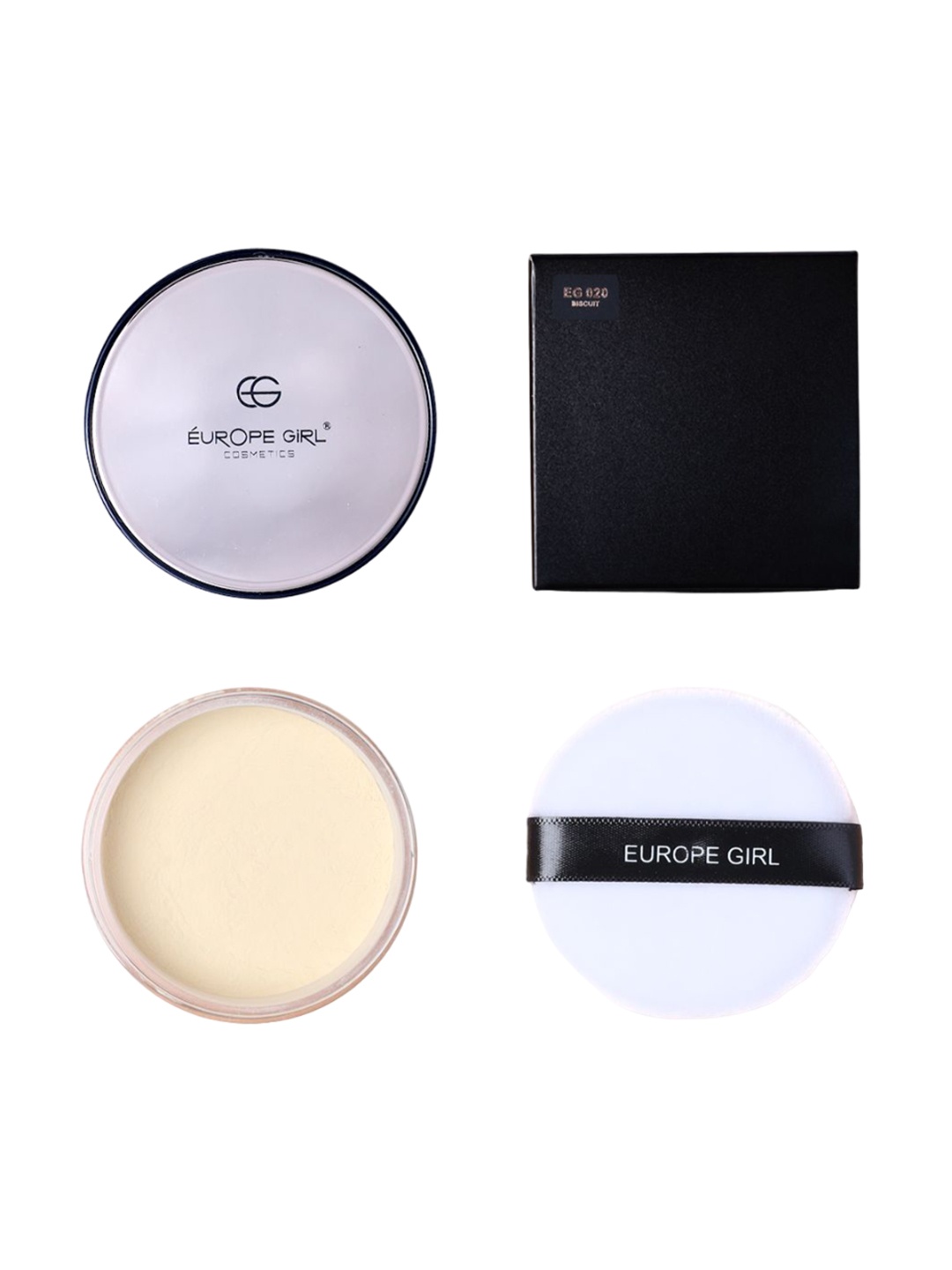 

EUROPE GIRL Finishing Loose Powder-020-Biscuit, Yellow
