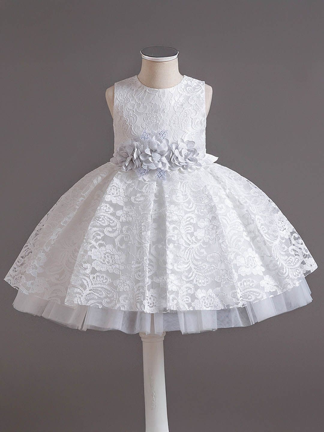 

Xsole Fit & Flare Dress, White