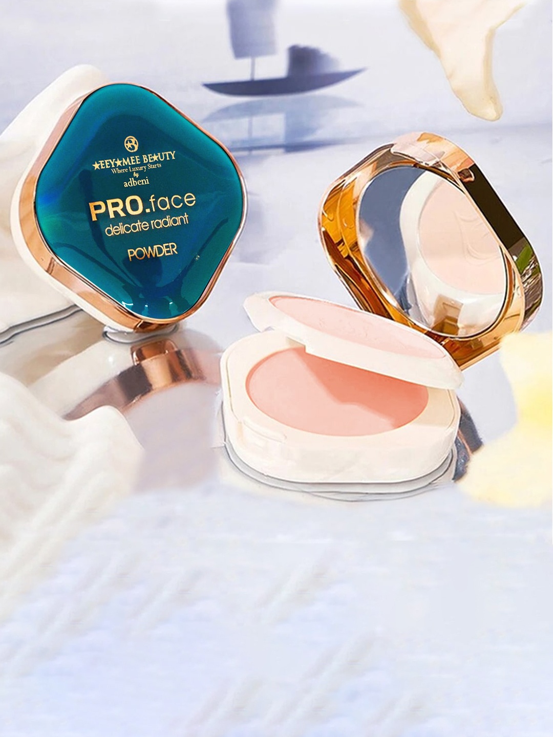 

Adbeni Pro Face Delicate Radiant Oil Control Compact Powder - 20g - Shade 03, Beige