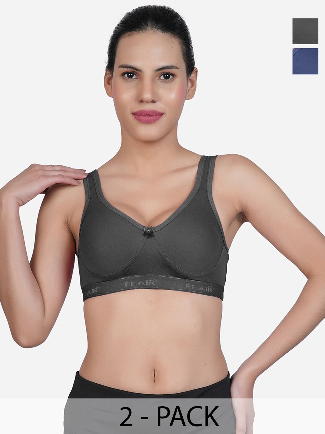 

SHYAM SONS FLAIR Bra Full Coverage, Black