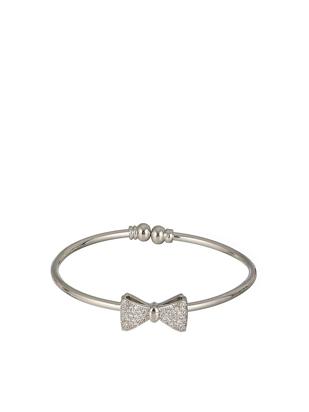 

Priyaasi Women Silver-Plated Bangle-Style Bracelet